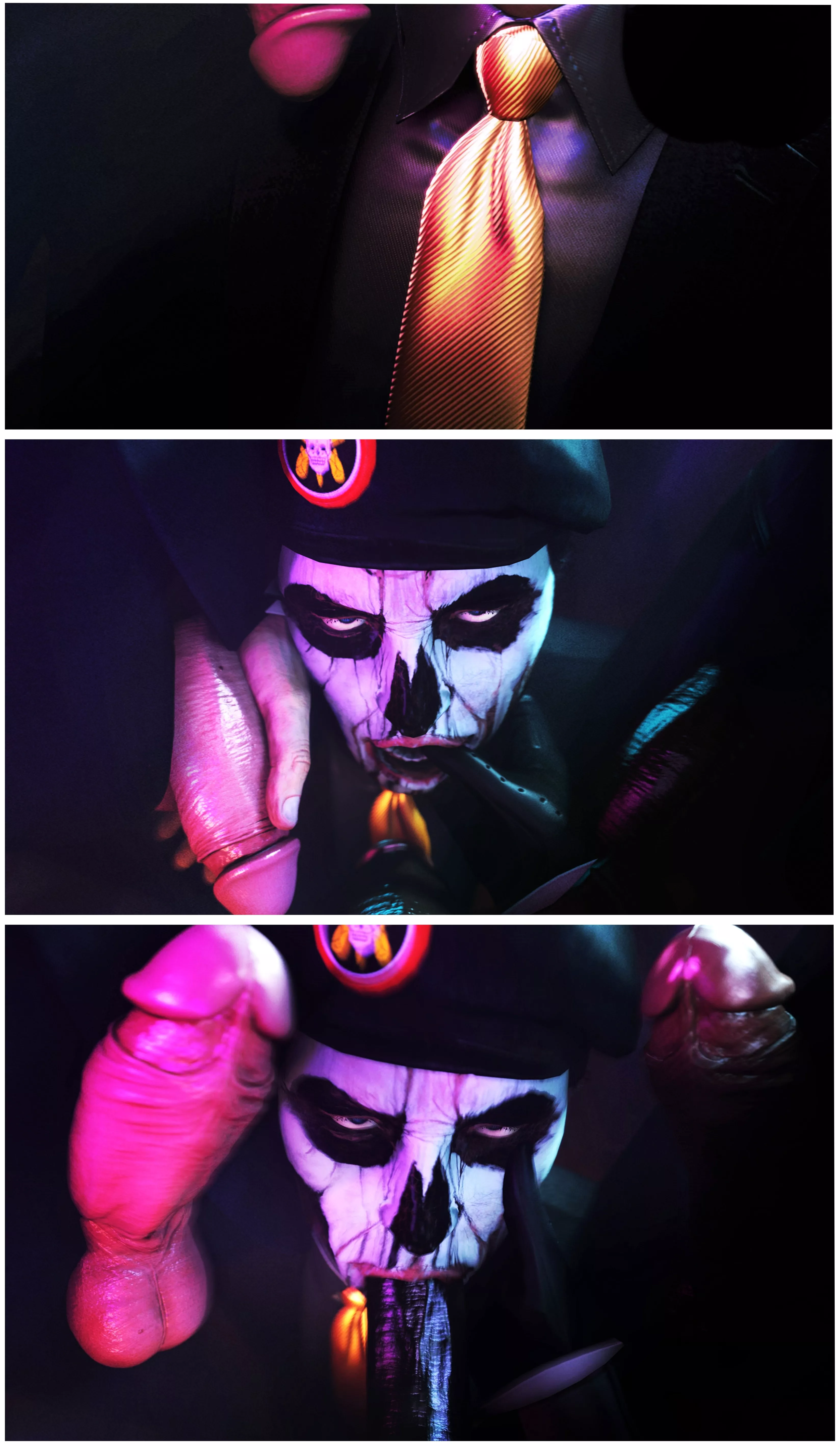 Caveira drunkenly sucking of strangers at the wrong party (Akatomasu) posted by redthomasCUCK