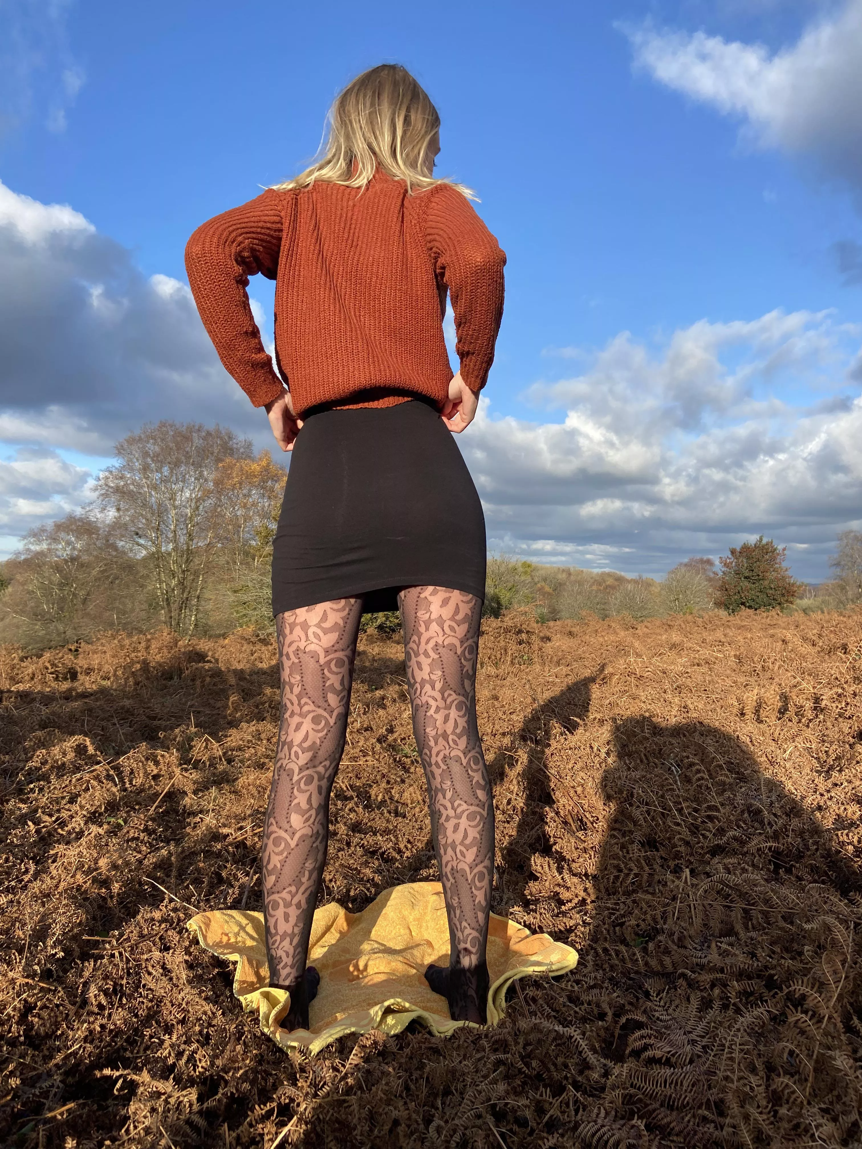 Cecilia de Rafael Marmara Patterned TightsðŸ§¡ posted by 1sweetpoppy