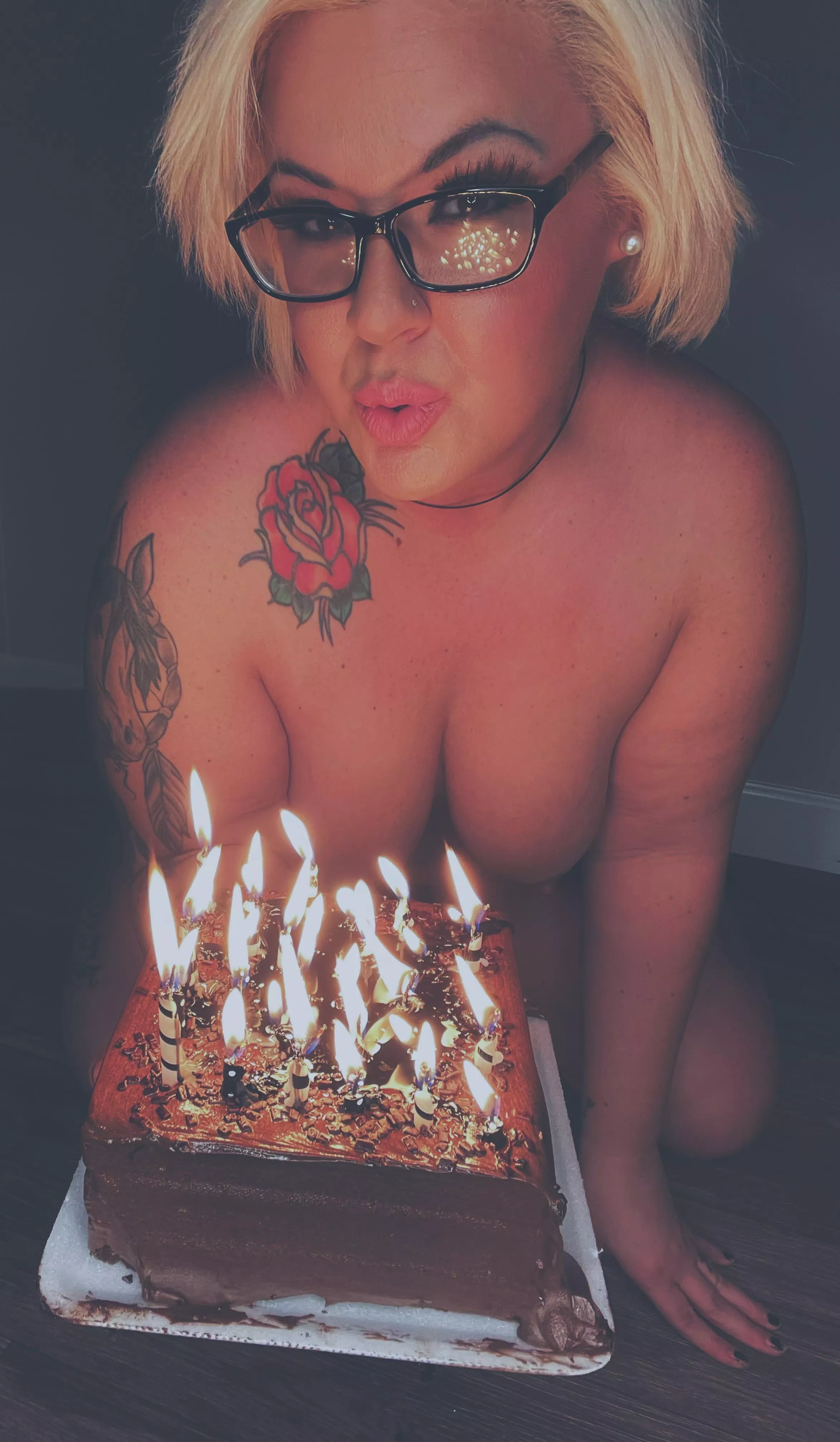 Celebrated my birthday in my birthday suit posted by Trixietrigger