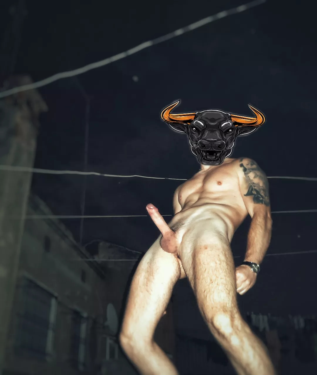 CELEBRATING FIRST 100 KARMA WITH MY PROFILE PHOTO, HOPE U LIKE THIS ALPHA BULL posted by Fuckbull1