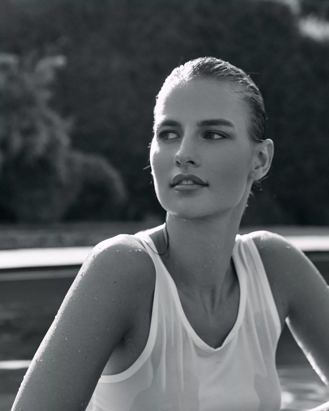 Celine Peschek in B&W posted by BOOOOOOOBIES