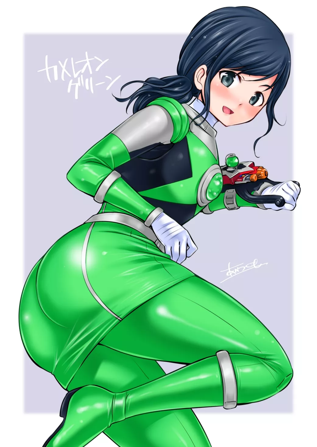 Chameleon Green (Abe Tsukumo) [Super Sentai ] posted by sequence_string