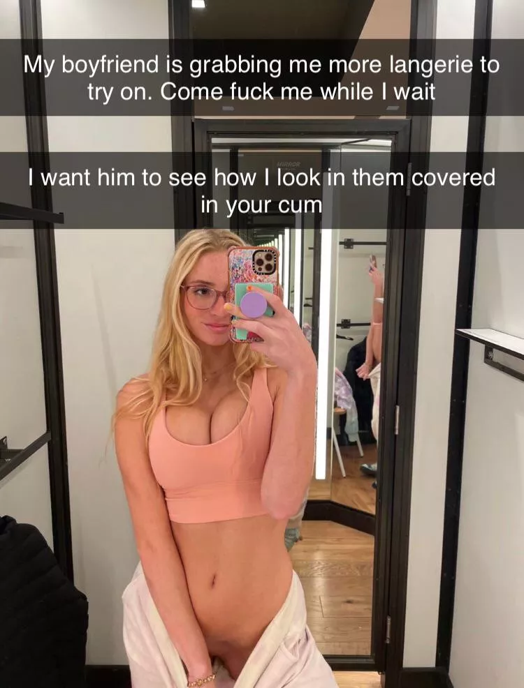 Changing room fuck posted by lightfuseandrun