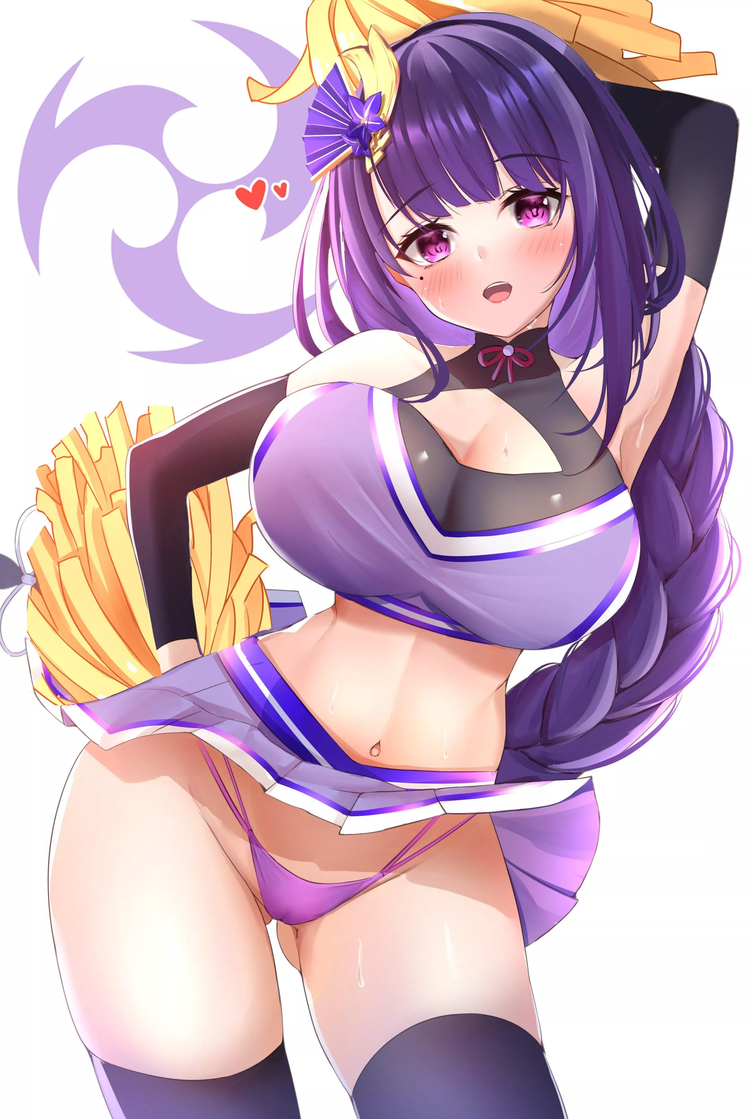 Cheerleader Raiden [Genshin Impact] posted by xSaviour_N