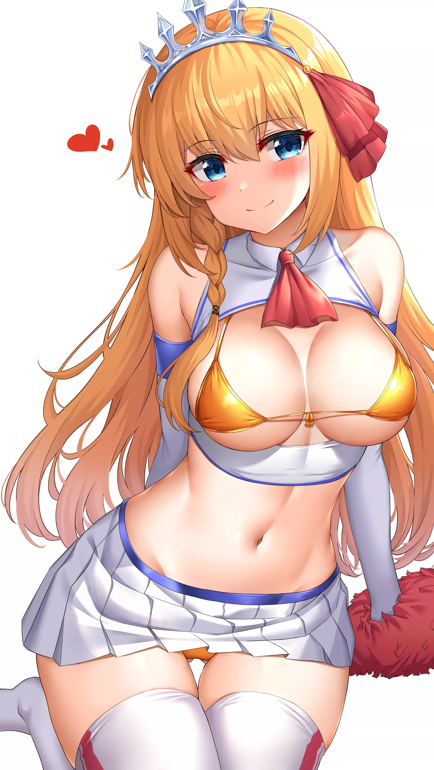 Cheerleader with front-tie top [Princess Connect! Re:Dive] posted by elegantloveglimmer