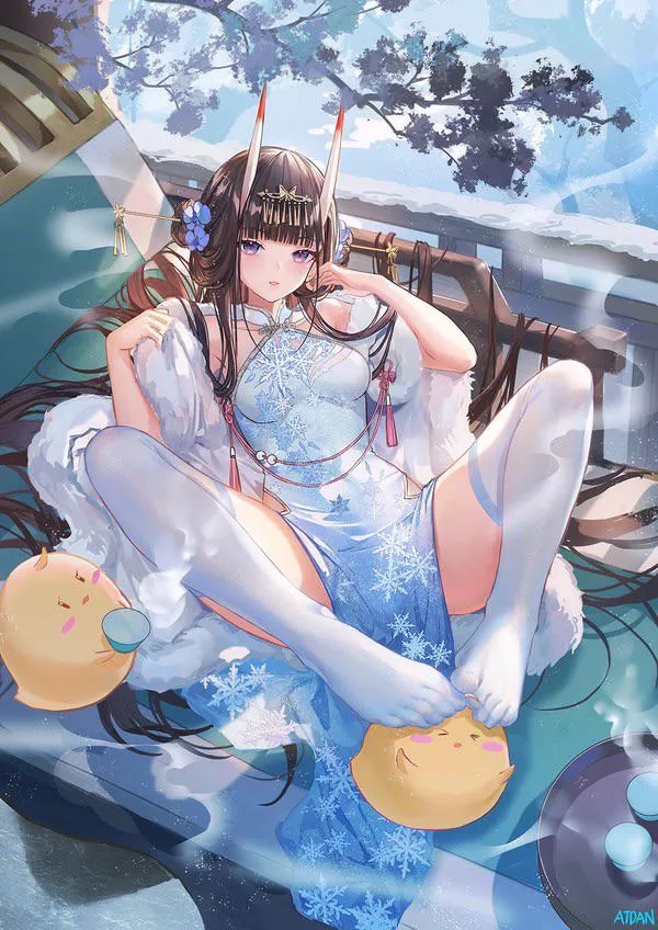 Cheongsam wearing demon chick has a sexy pair of legs [Atdan] posted by [deleted]