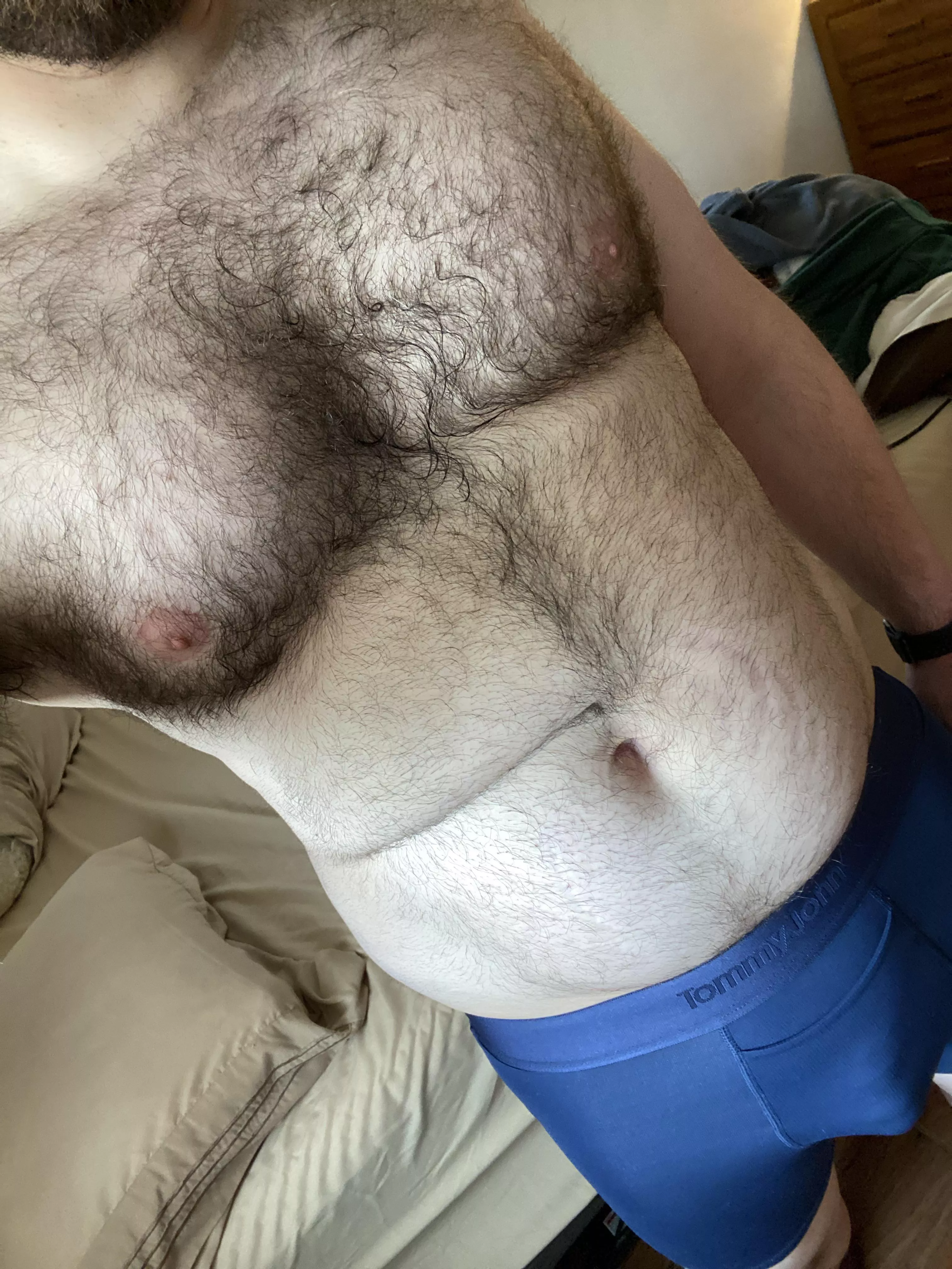 Chest hair and underwear, holiday edition posted by droppingfuckingloadz