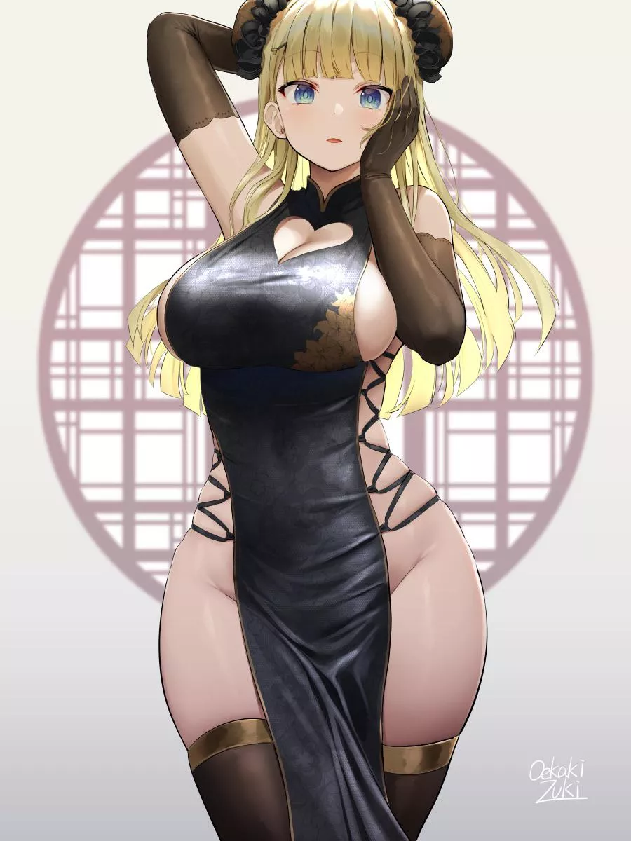 China dress with hips and thicc thighs posted by someonesD