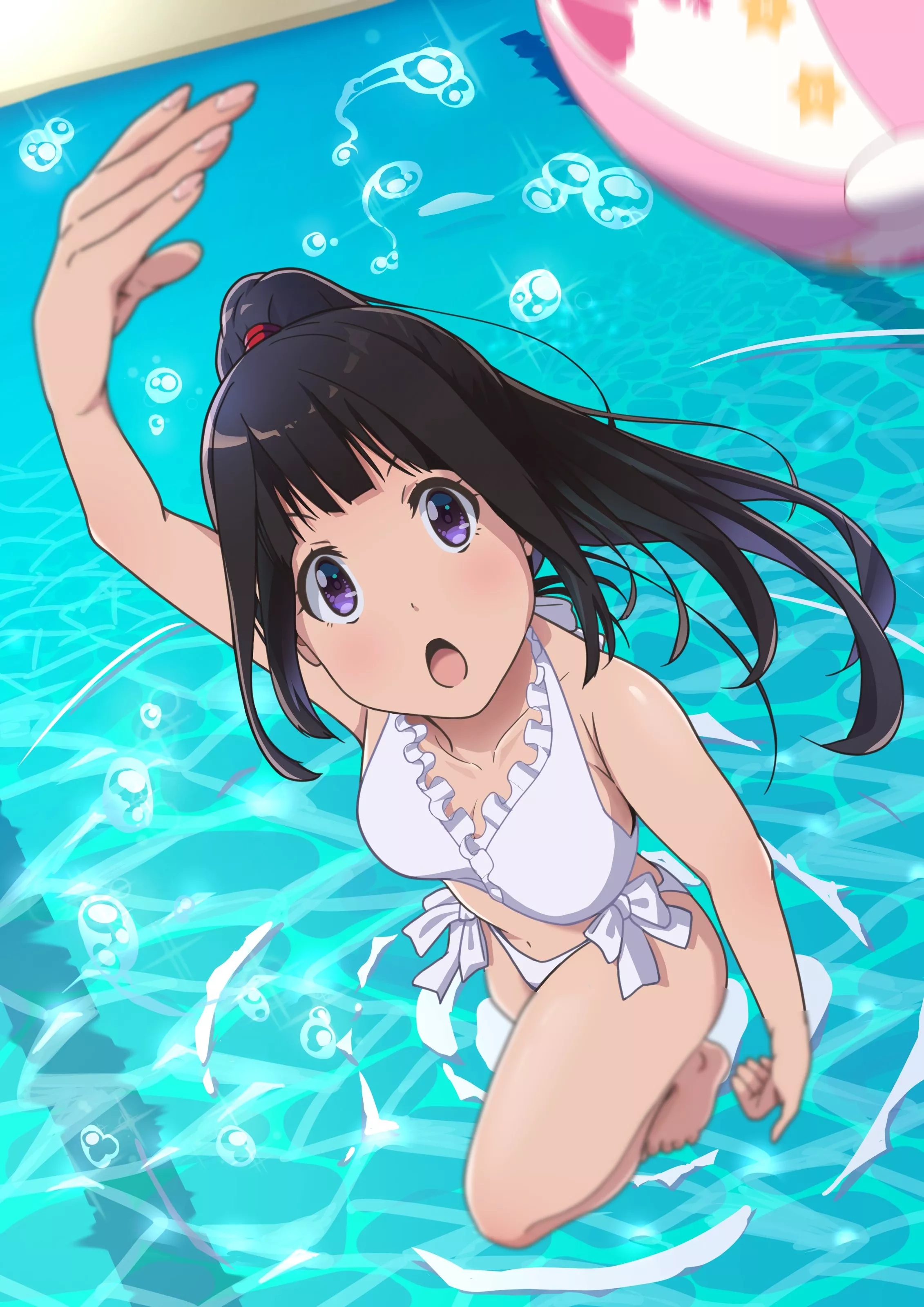 Chitanda in action. [Hyouka] posted by chilidirigible