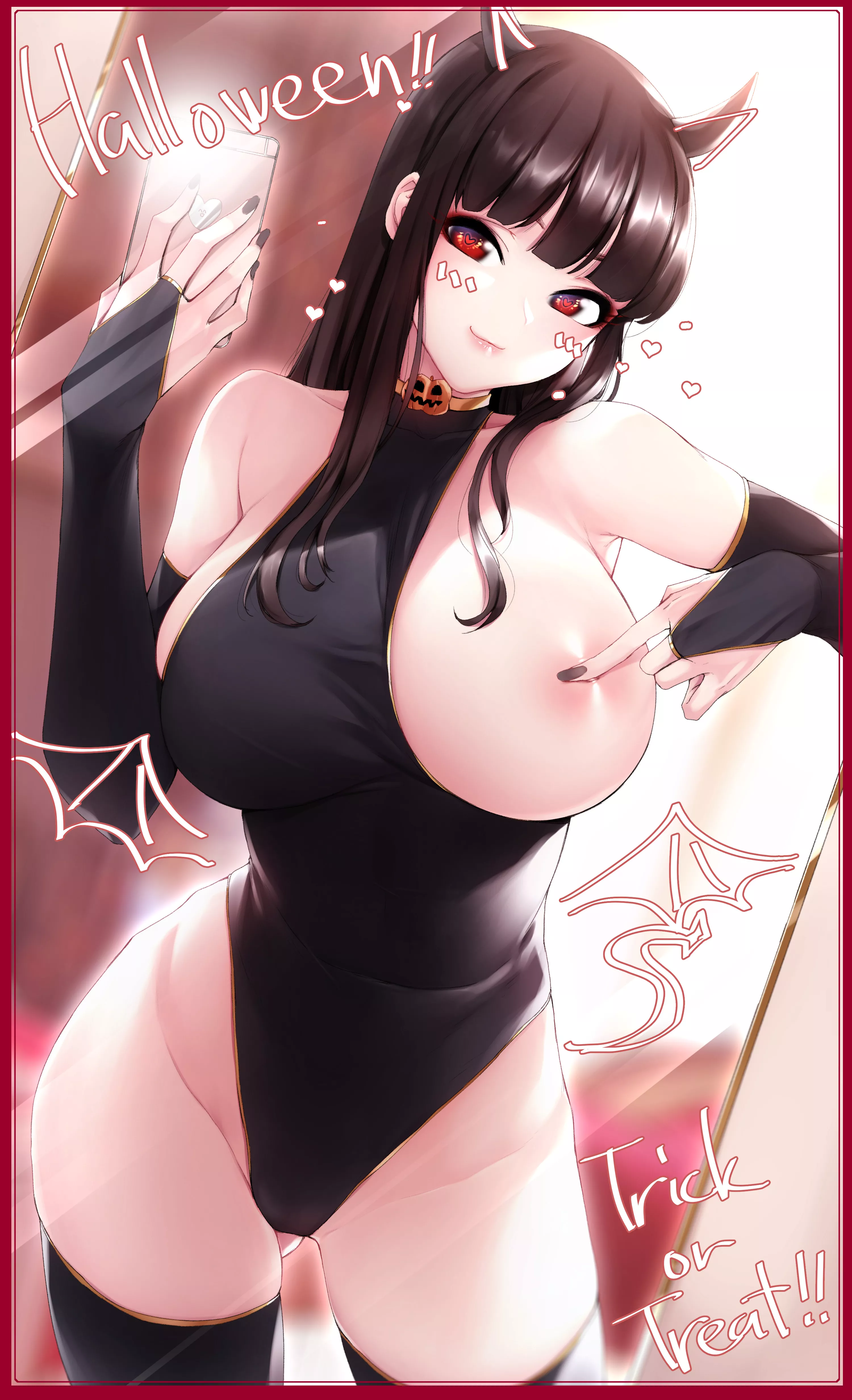 Chobi Happy Halloween! (Akchu) [Original] posted by sequence_string