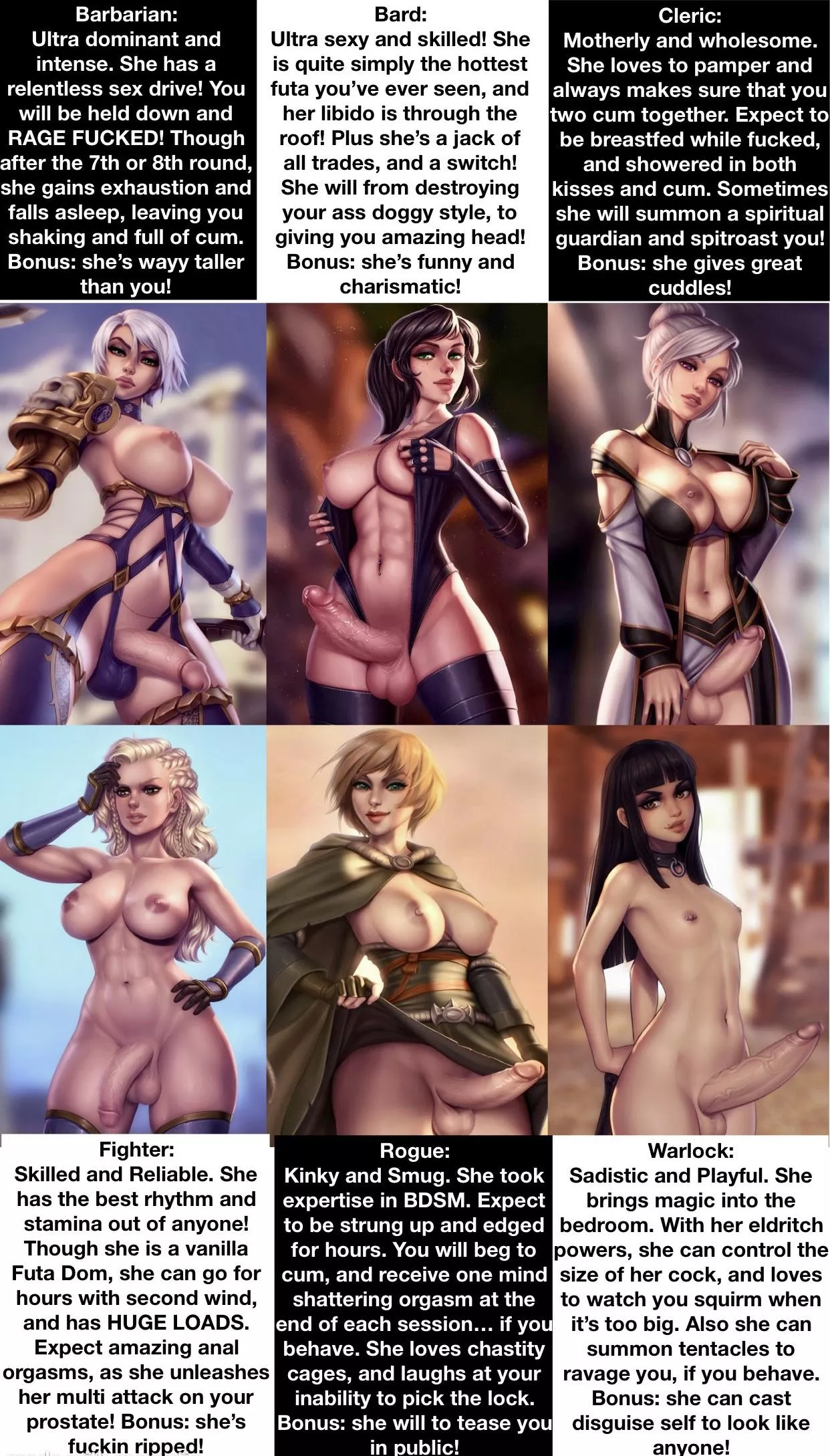 Choose your class you wish to get dominated by?? posted by kik-Somakoi