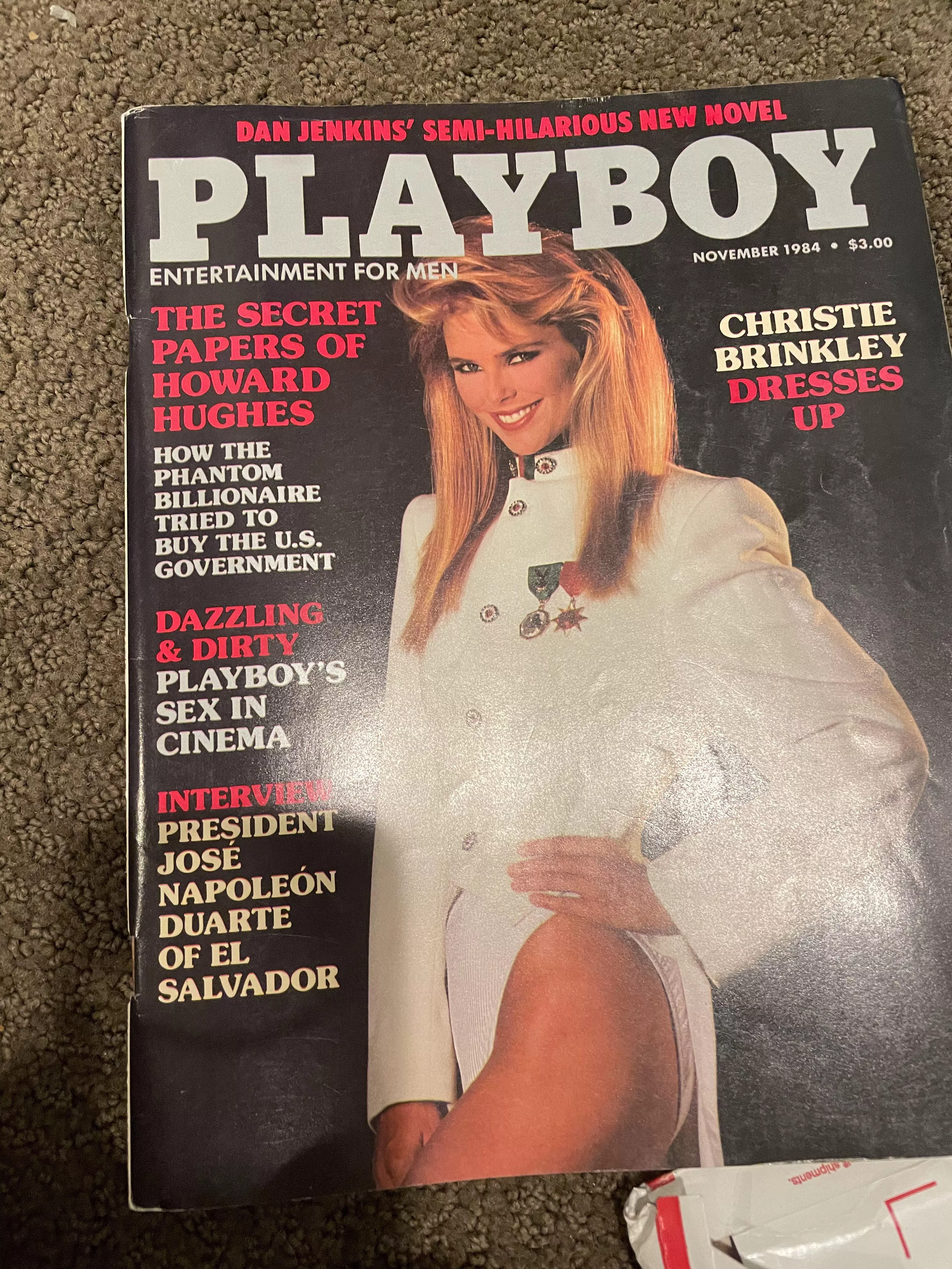 Christie Brinkley’s 1984 Playboy cover (I actually have the issue) posted by dccfan95