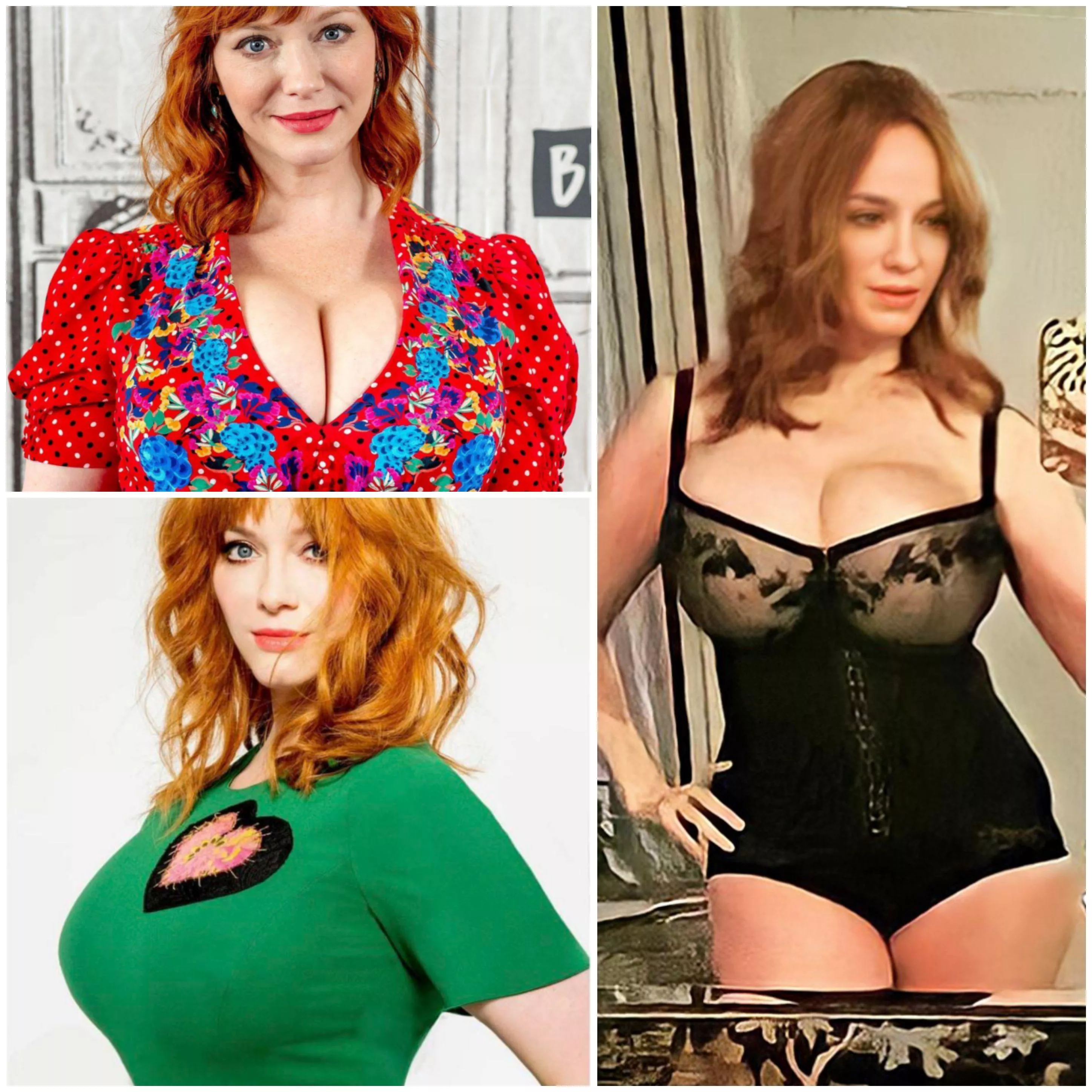 Christina Hendricks and her massive fucking titties, such a thick curvy body posted by mr_velvatine227