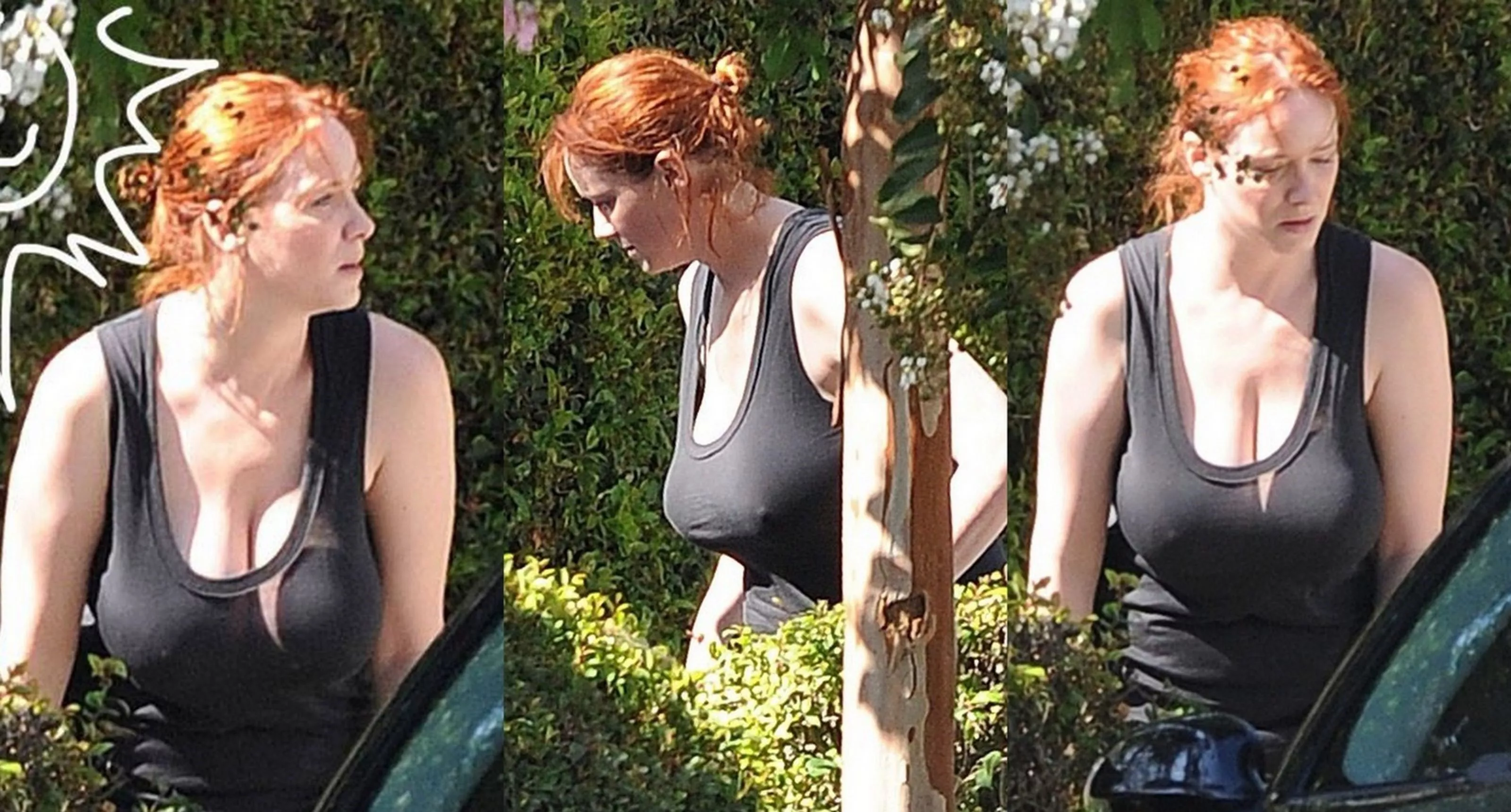 Christina Rene Hendricks (no bra) posted by BradCastellano