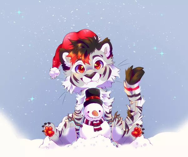 Christmas isn't over yet I think...! Oh? Anyway, look at my snowman :3 (xYazz77) posted by Harvok_XXX