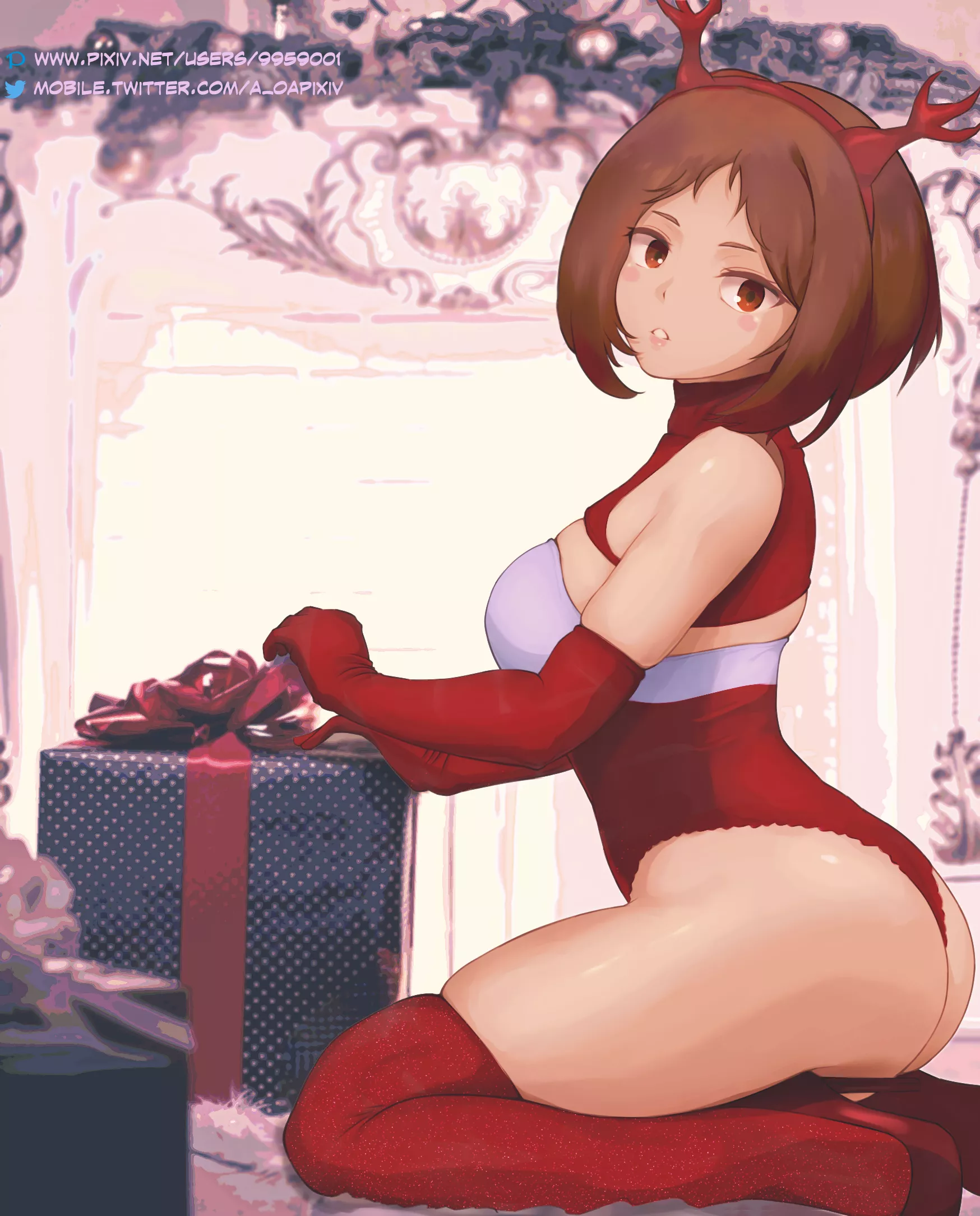 Christmas Ochako [NSFW_oA] posted by AnotherHellCheese