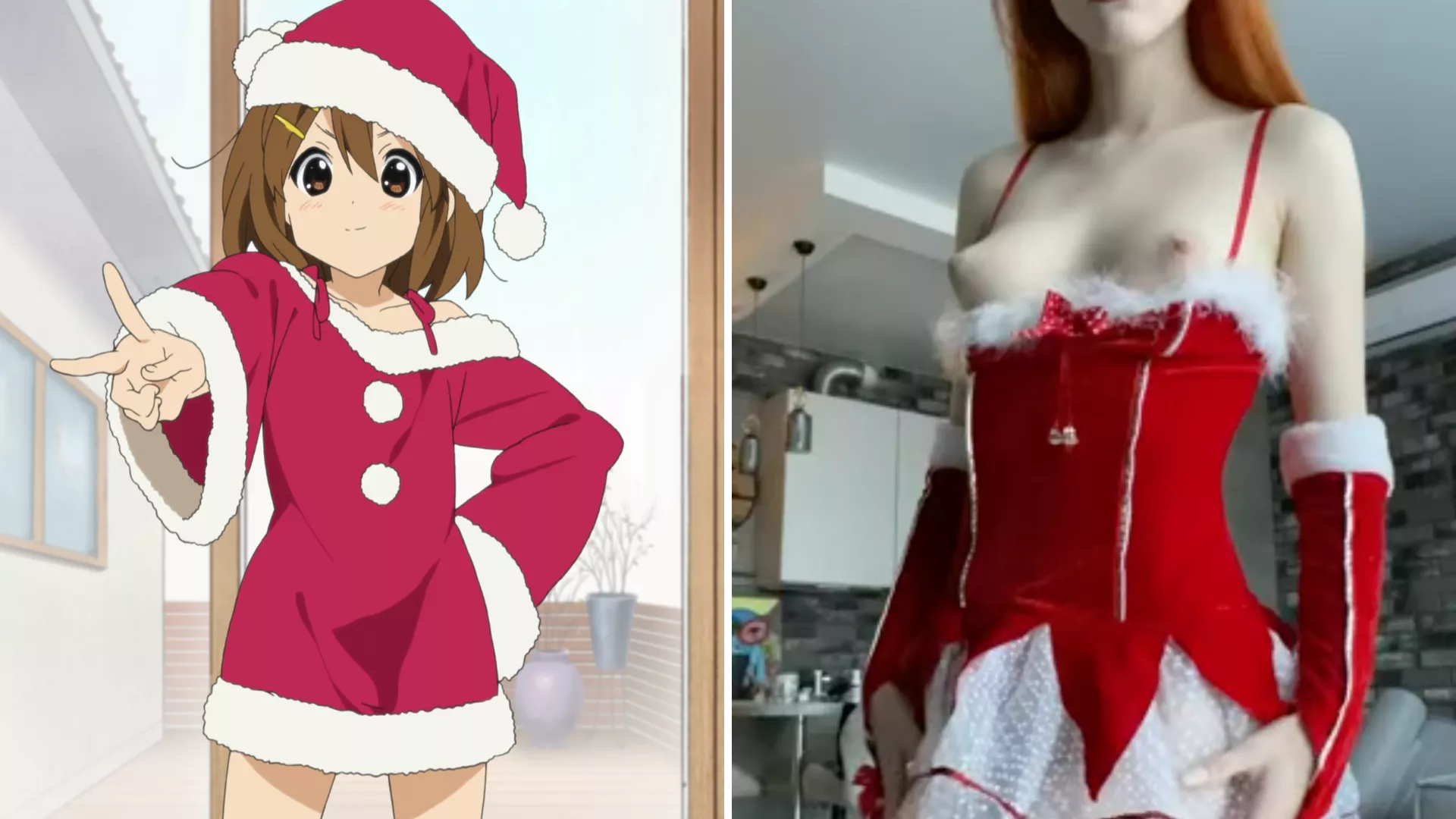 Christmas Outfit Of Yui Hirasawa (Kyoto Animation) [K-On!] posted by finealley