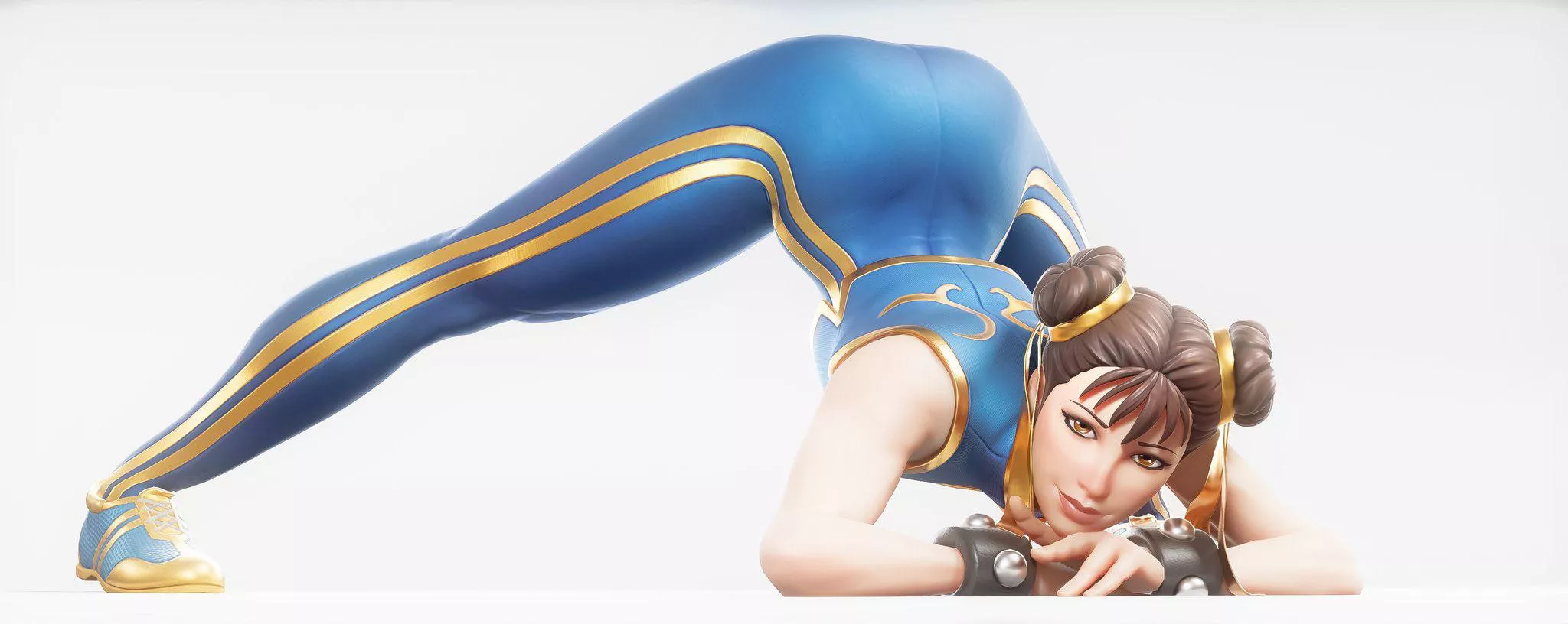 Chun-Li doing the Jack-O pose challenge (lenuki) [Street Fighter] posted by caput4ever