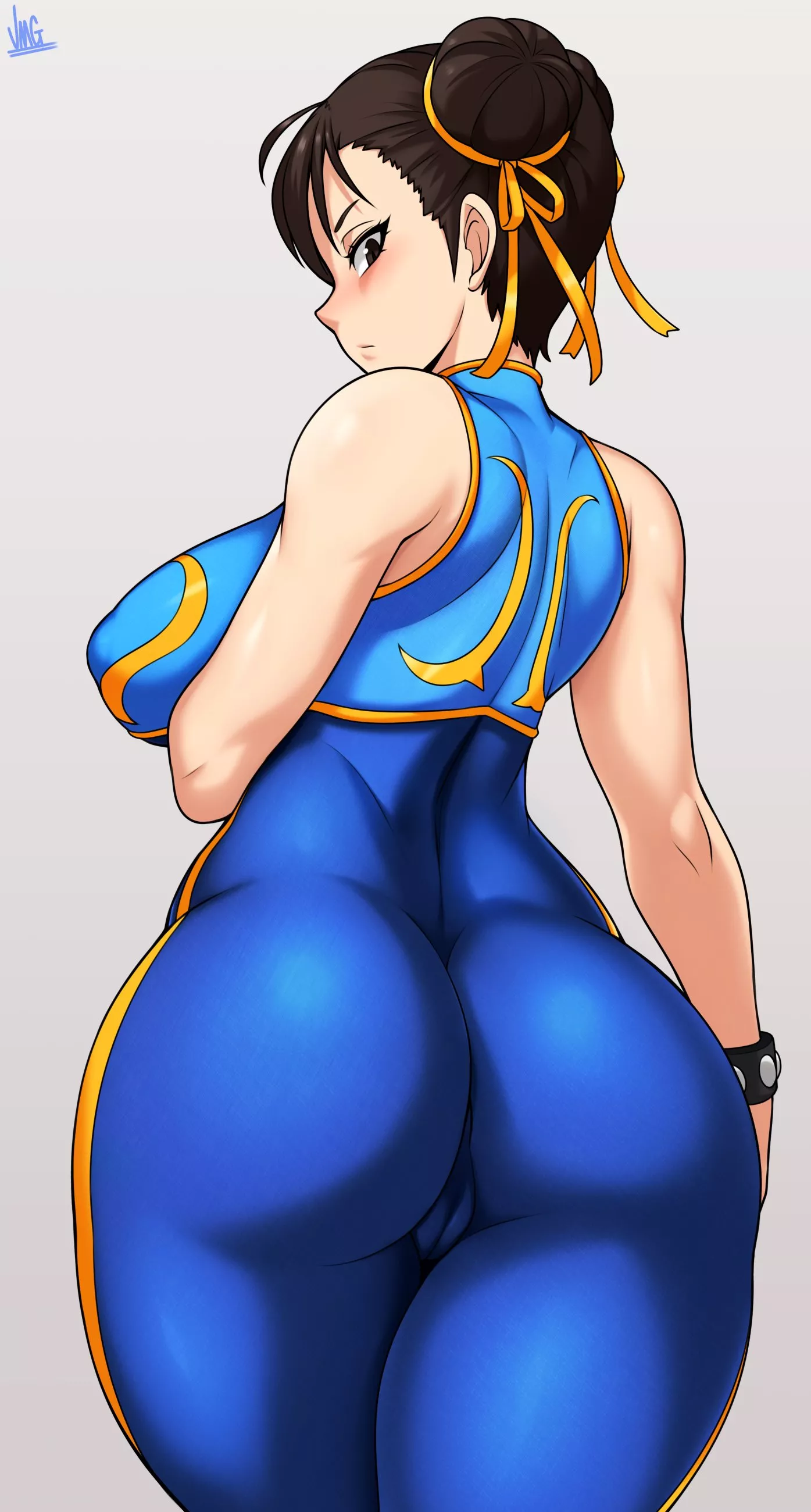 Chun-Li From Behind (JMG) [Street Fighter] posted by sequence_string