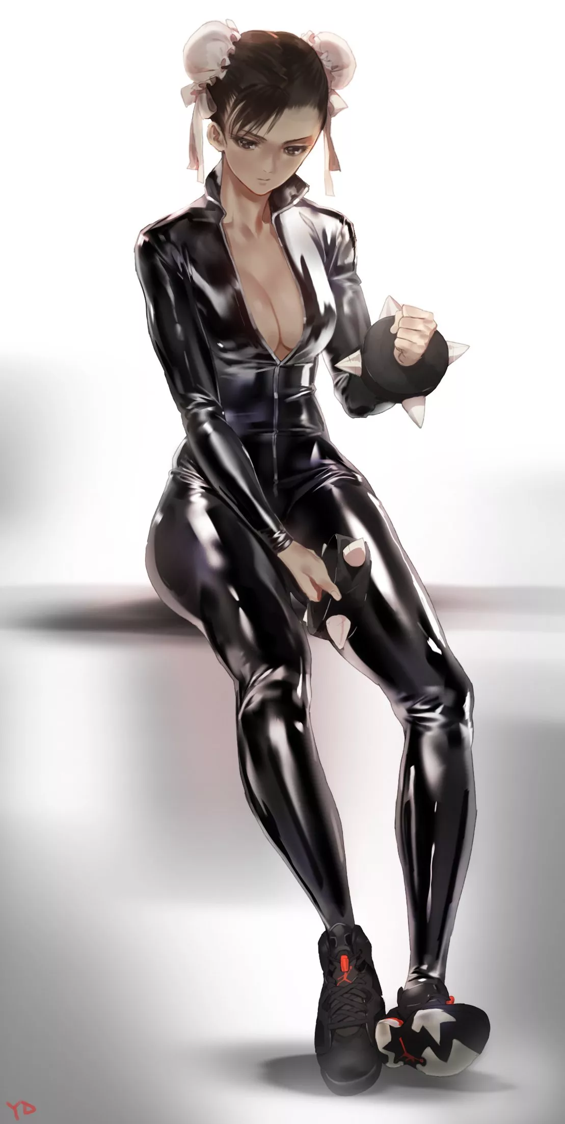 Chun-li In Black (YD) [Street Fighter] posted by sequence_string