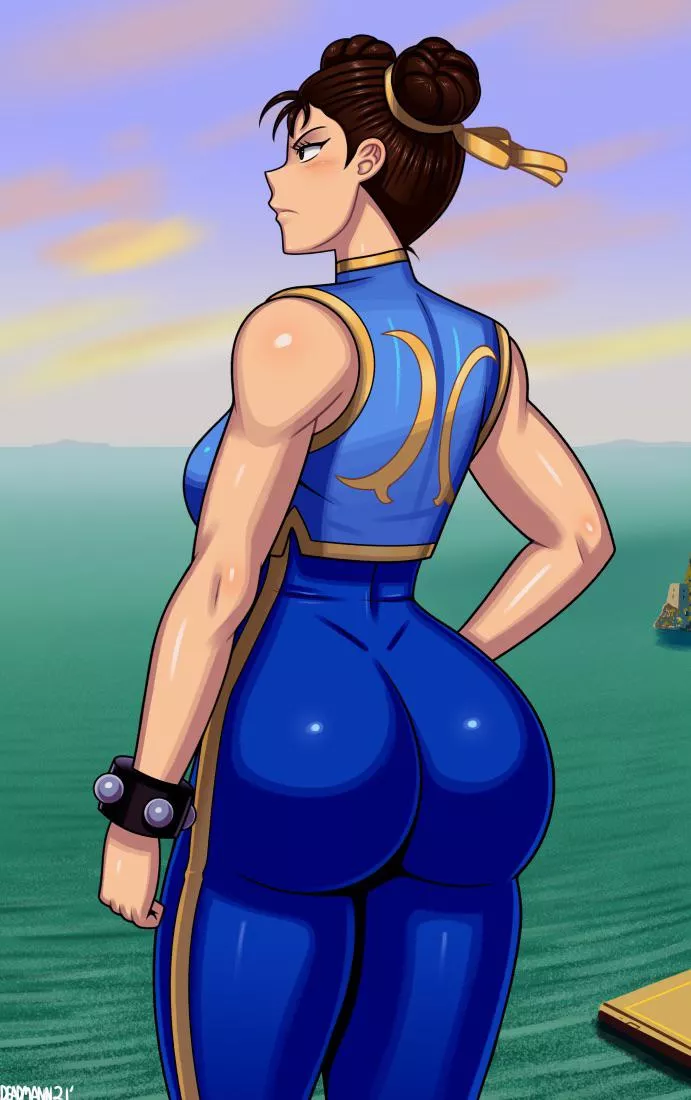 Chun-Li: On to the next fight (DEADMANN) [Street Fighter] posted by caput4ever