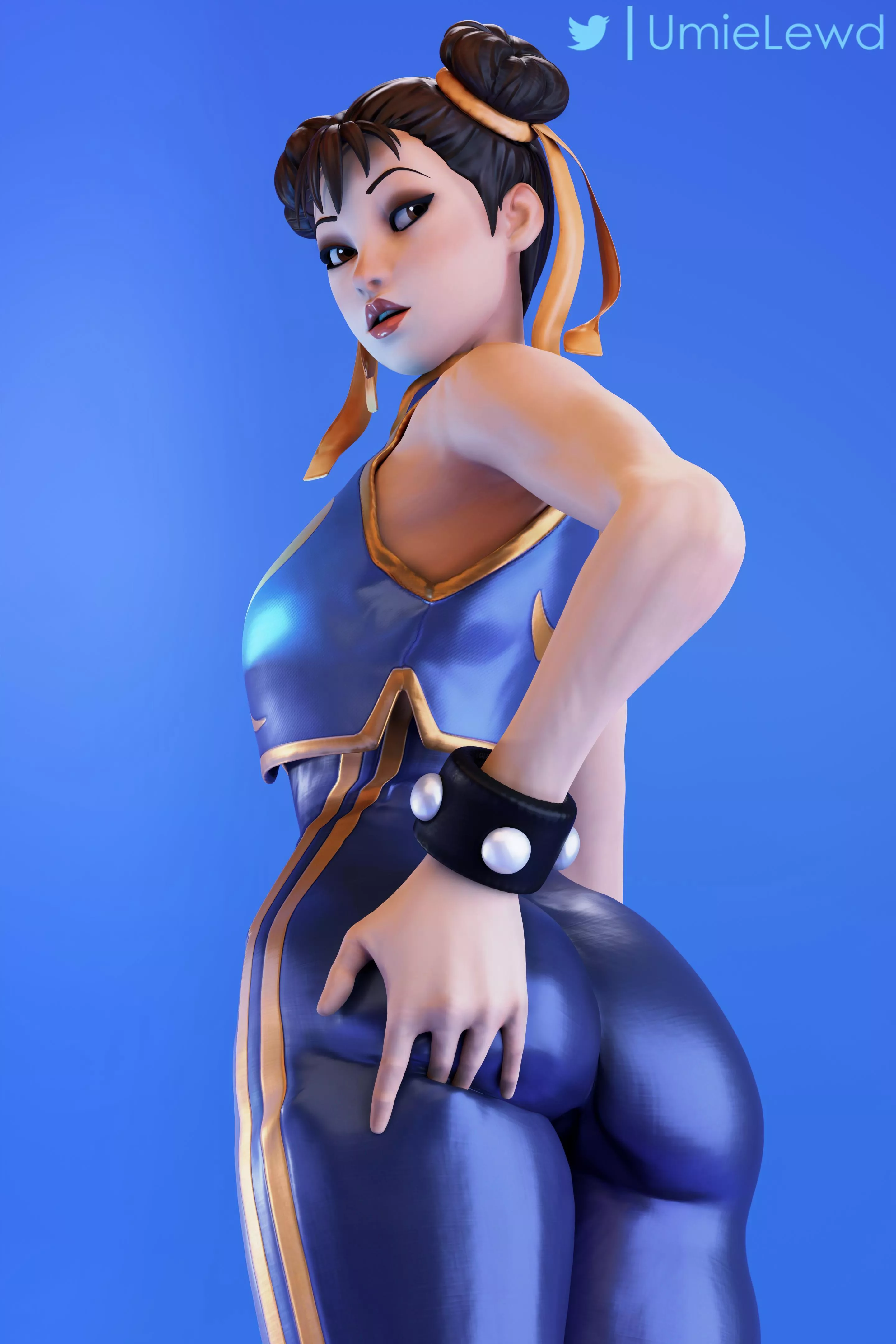 Chun-Li Thicc Thighs (Umie) [Street Fighter] posted by EroExarch