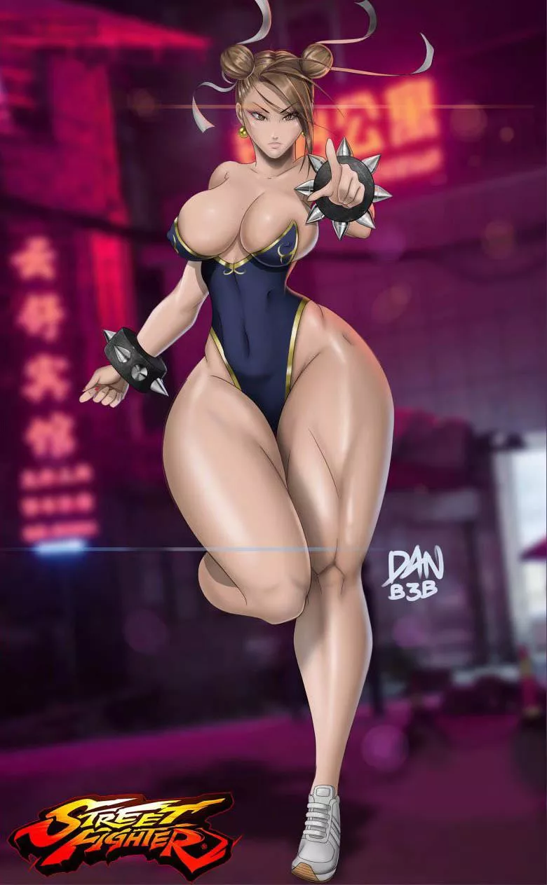 Chun-Li’s thicc curves (DANB3B) [Street Fighter] posted by caput4ever