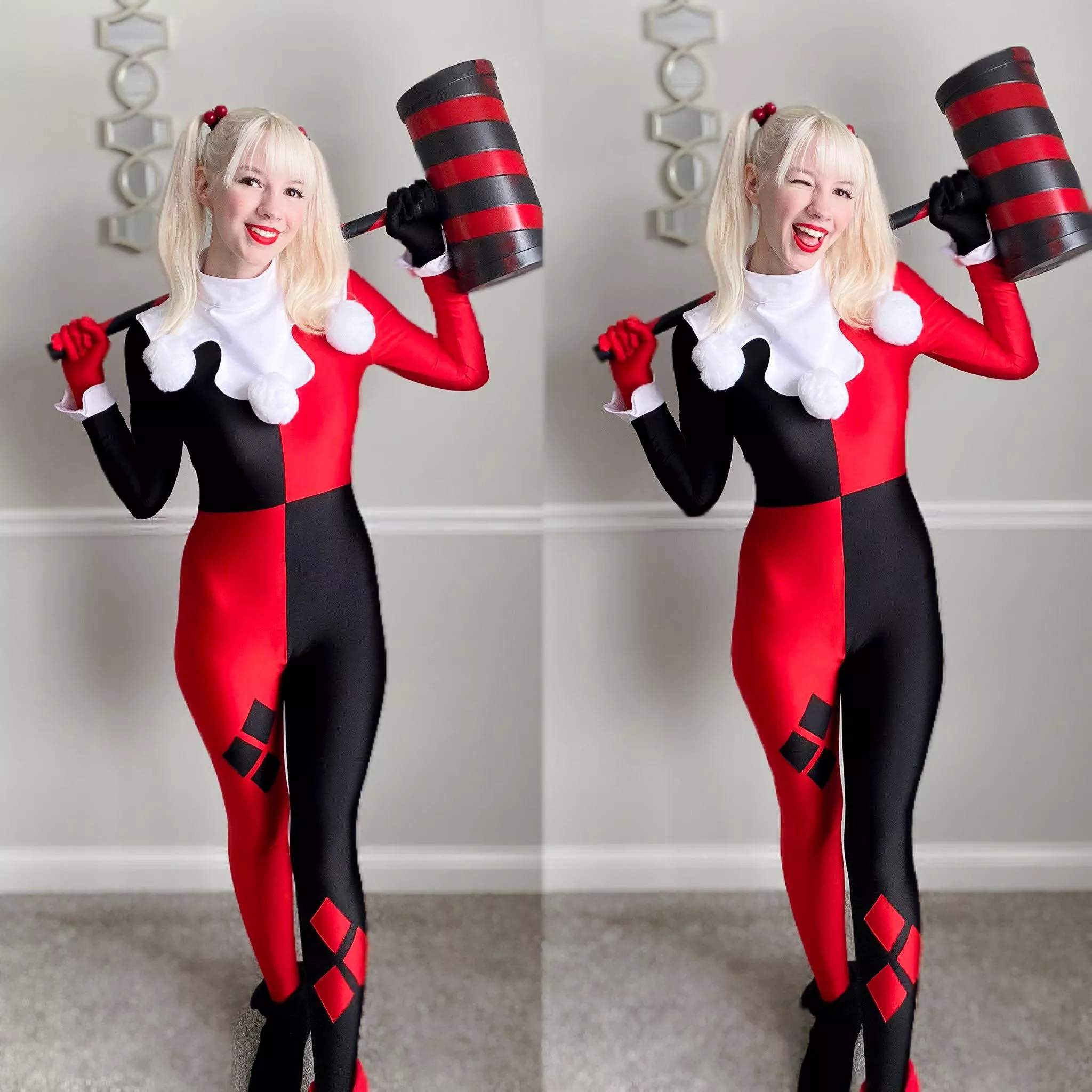 Classic Harley Quinn by Cllownin posted by cllownin