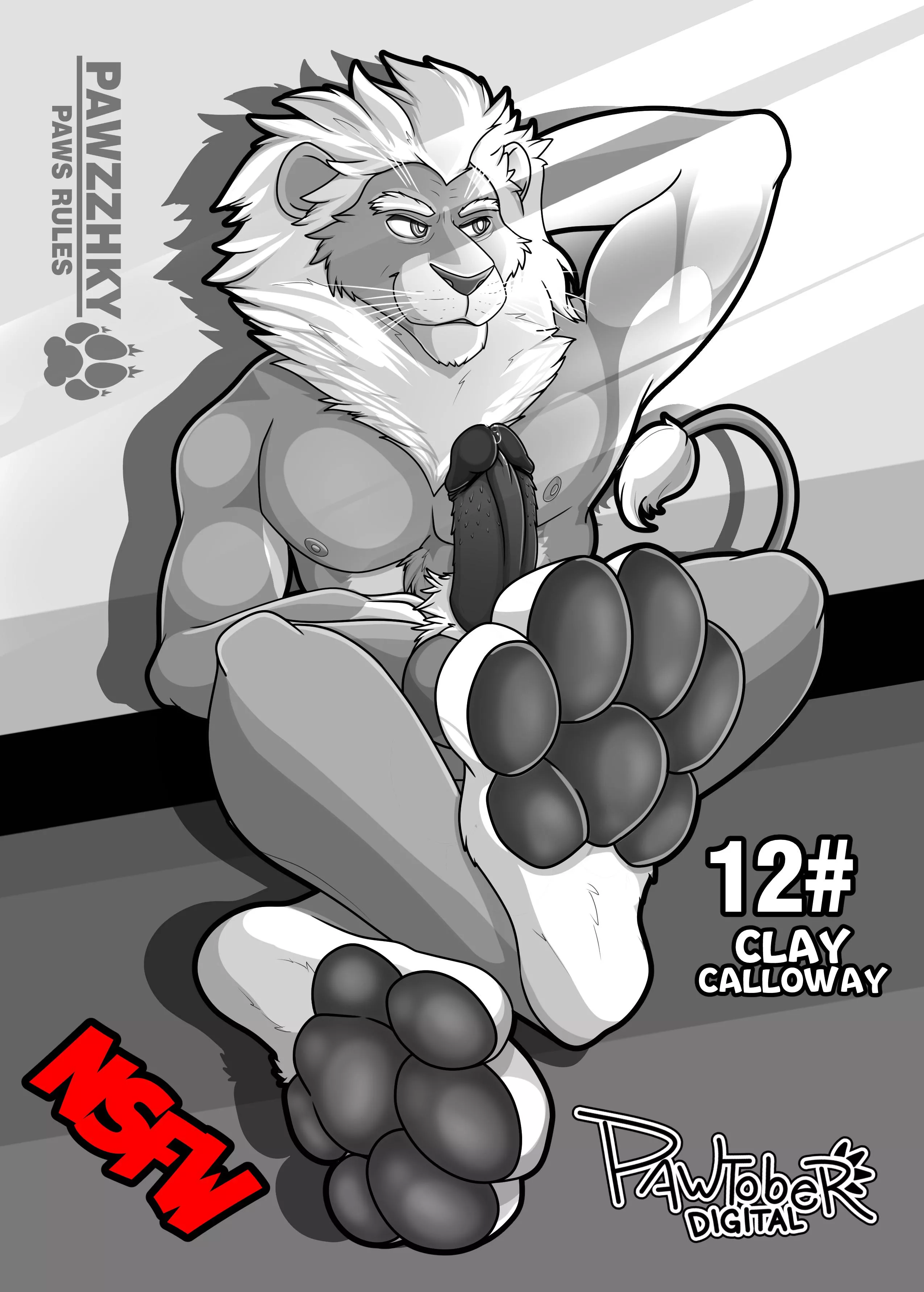 Clay Calloway paws (M) [Pawzzhky] posted by Bayzzhorex3