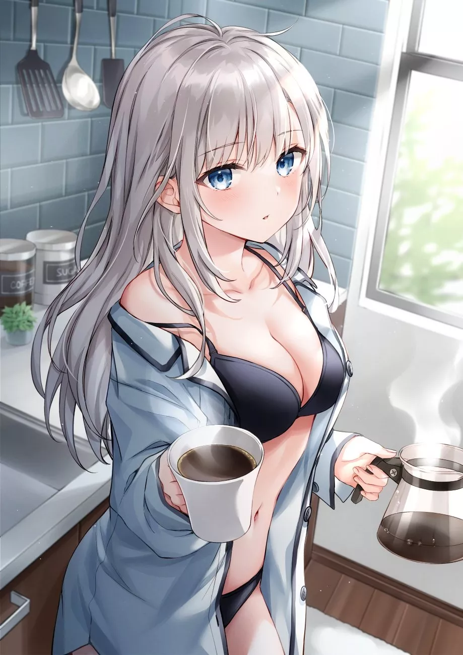 Coffee to start the Day [Original] posted by ArcticPlush11