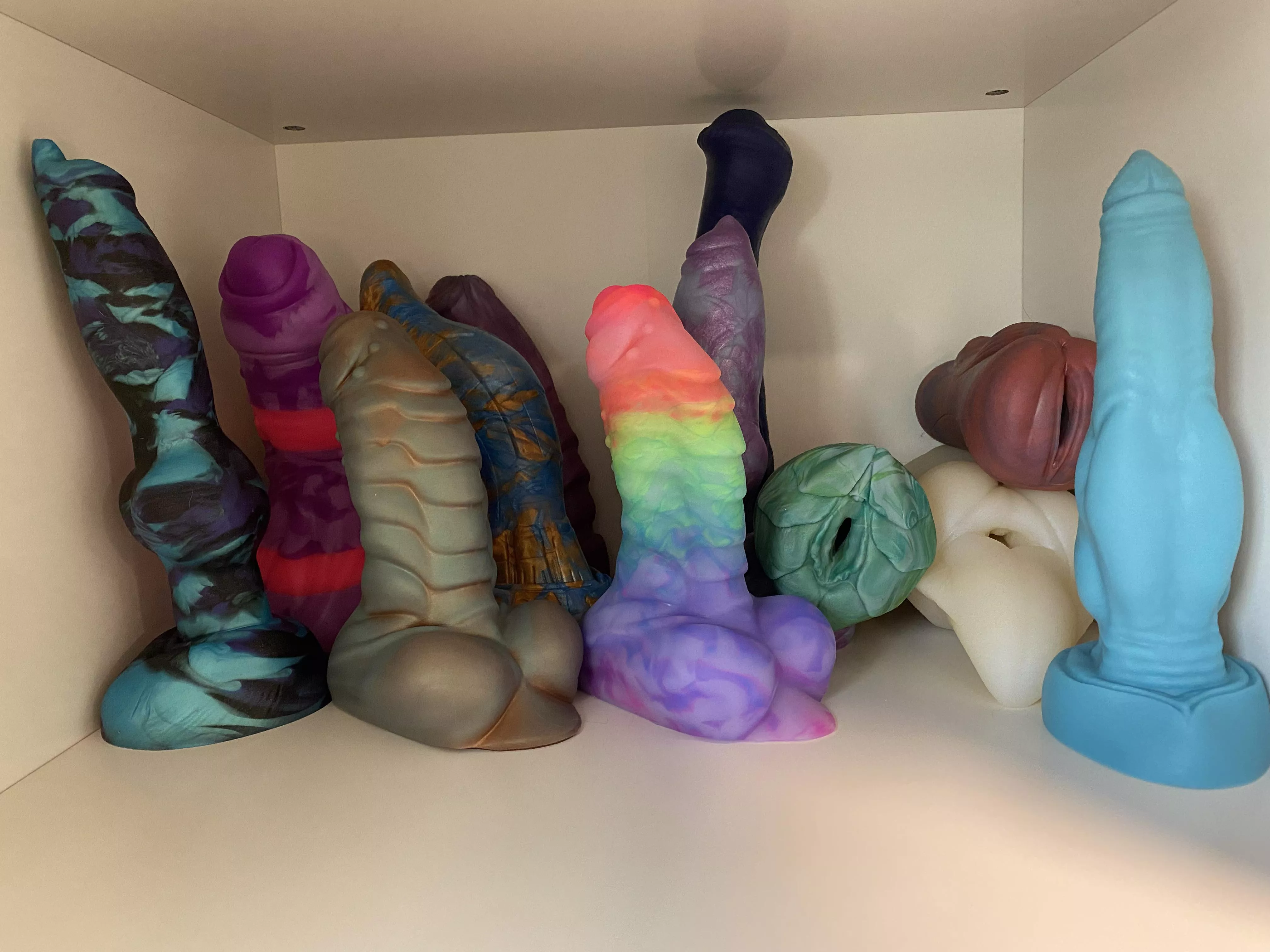 Collection with newly acquired (and my absolute dream toy) aurora Flint posted by ThirtythreeXXXIII