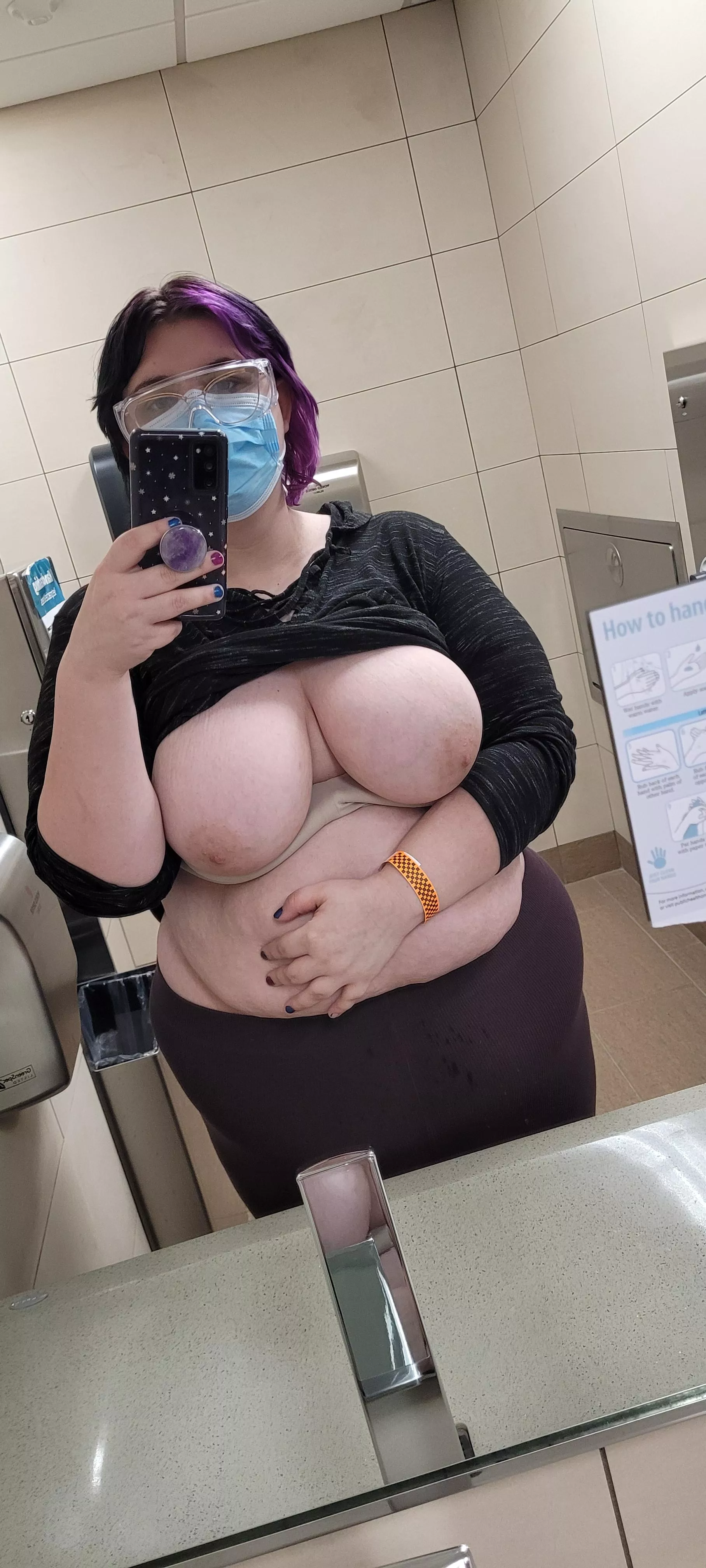 College bathroom selfish hit different posted by Shy_puppy_sub