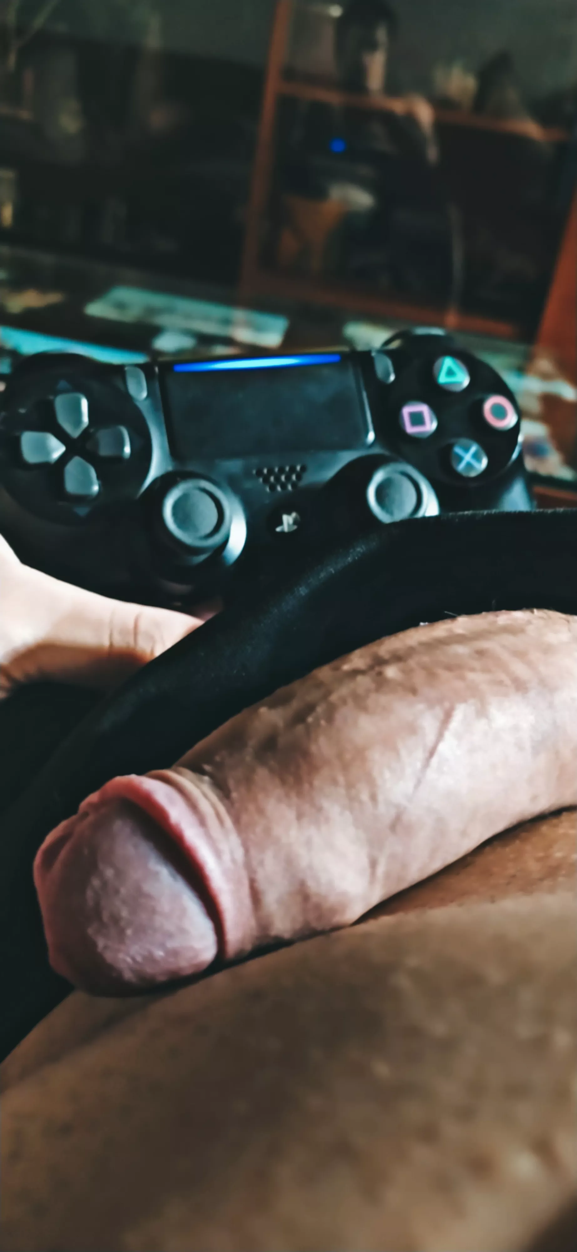 Come and play with me... Or play with my cock, that's better 😈🎮 posted by mcwalabi