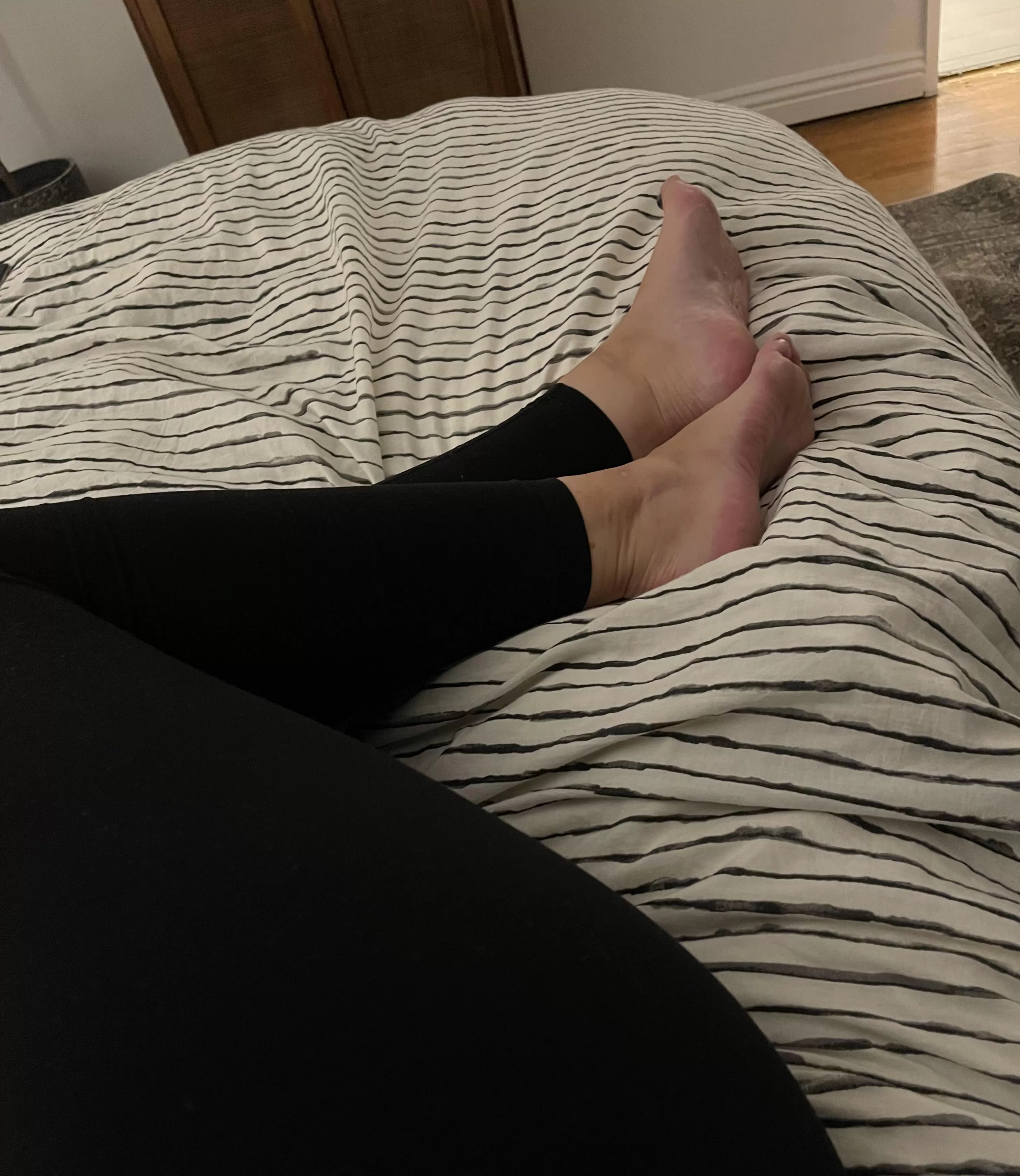 Come sneak up behind me. They are waiting to be licked posted by Sexy_feetandtoes13