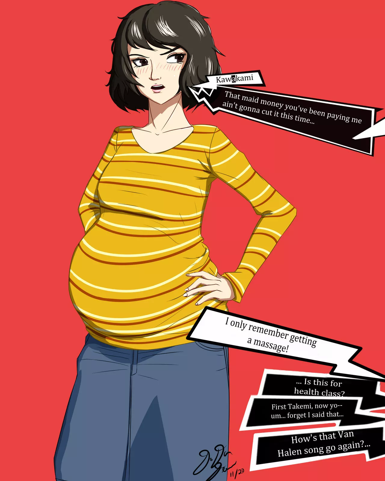 [Commission][OC] Kawakami gives you an F posted by [deleted]