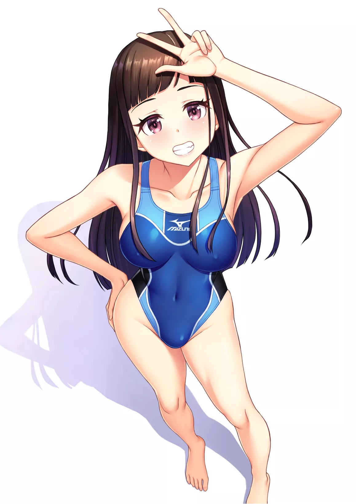 Competition Swimsuit Posing For A Picture (Kuri) [Original] posted by sequence_string