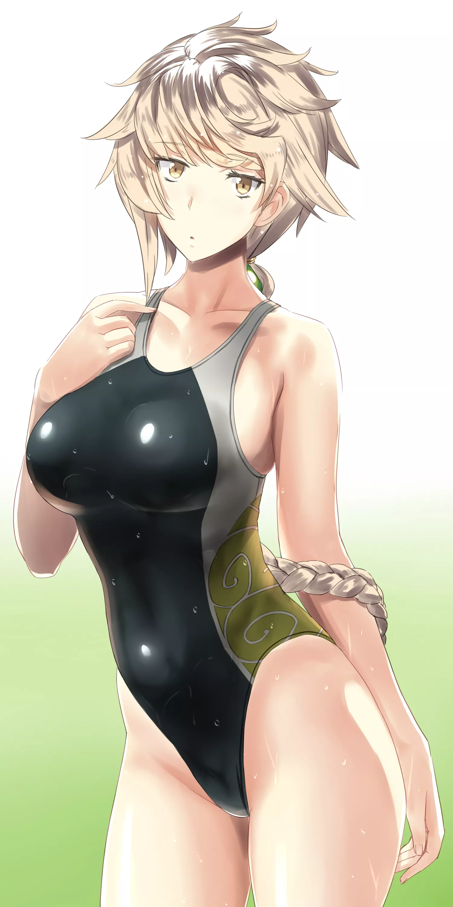 Competition Swimsuit Unryuu (Takamura Wamu) [Kantai Collection] posted by sequence_string