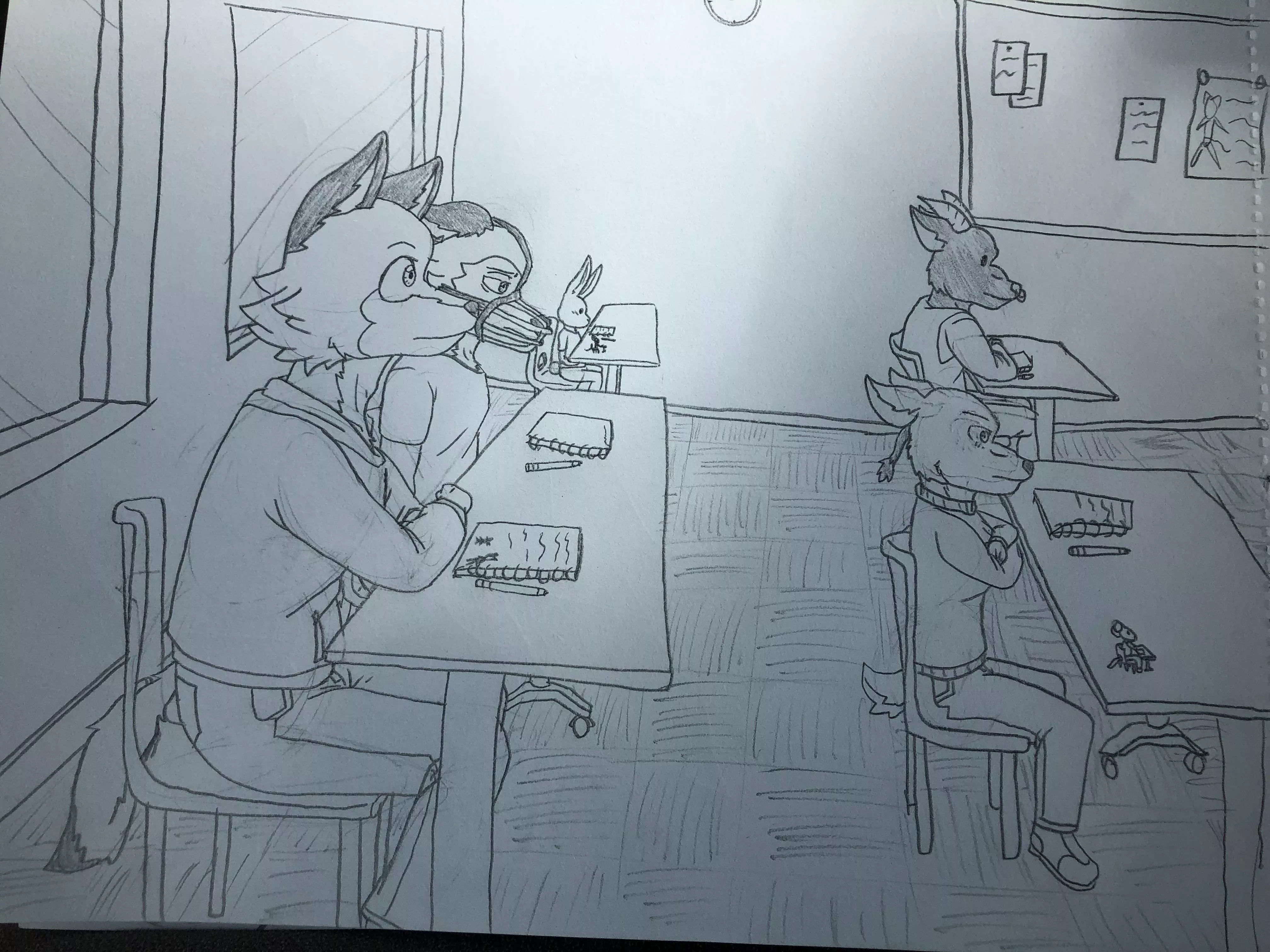 Concept art for a Beastars fanfic I’ve been working on. Probably not gonna finish/post it tho. posted by OreoLegosi