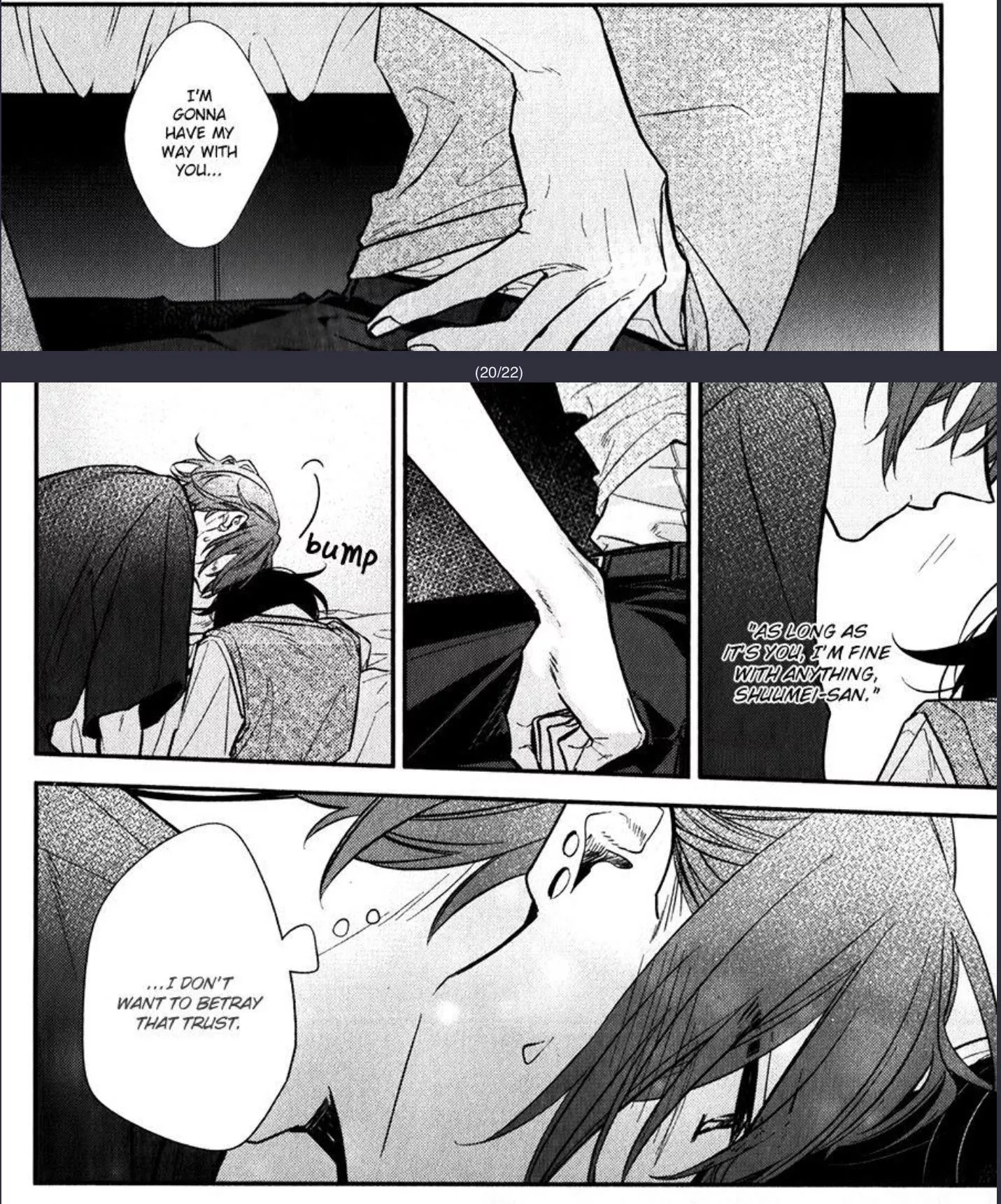 Consent and trust is sexy [Sasaki to Miyano] posted by sukidaiyo