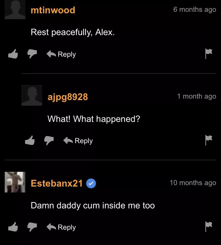 Context It’s gay porn posted by AwesomeCool1q1q