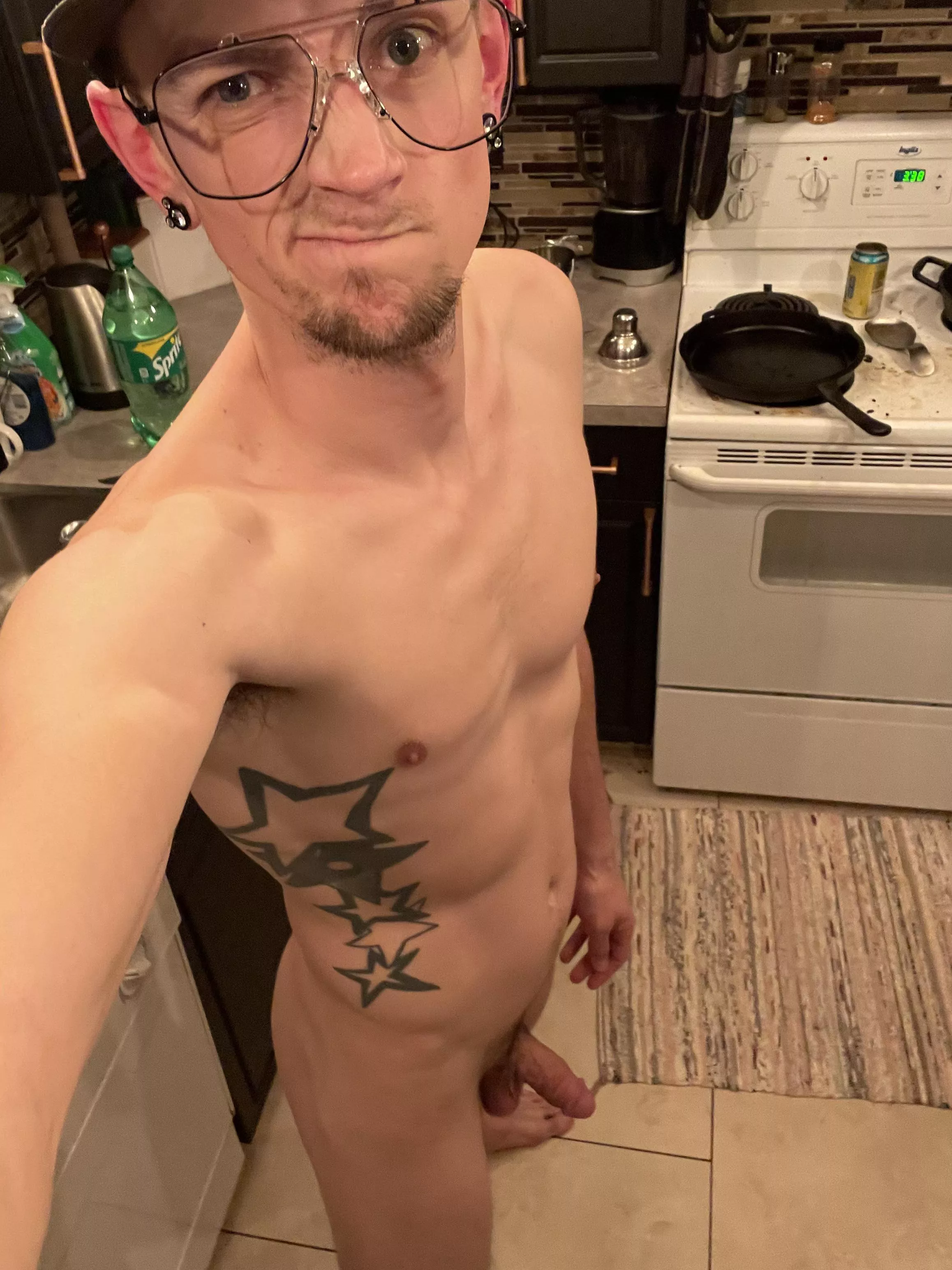 Cooking naked. Would you join me. 30. posted by blrrbrt