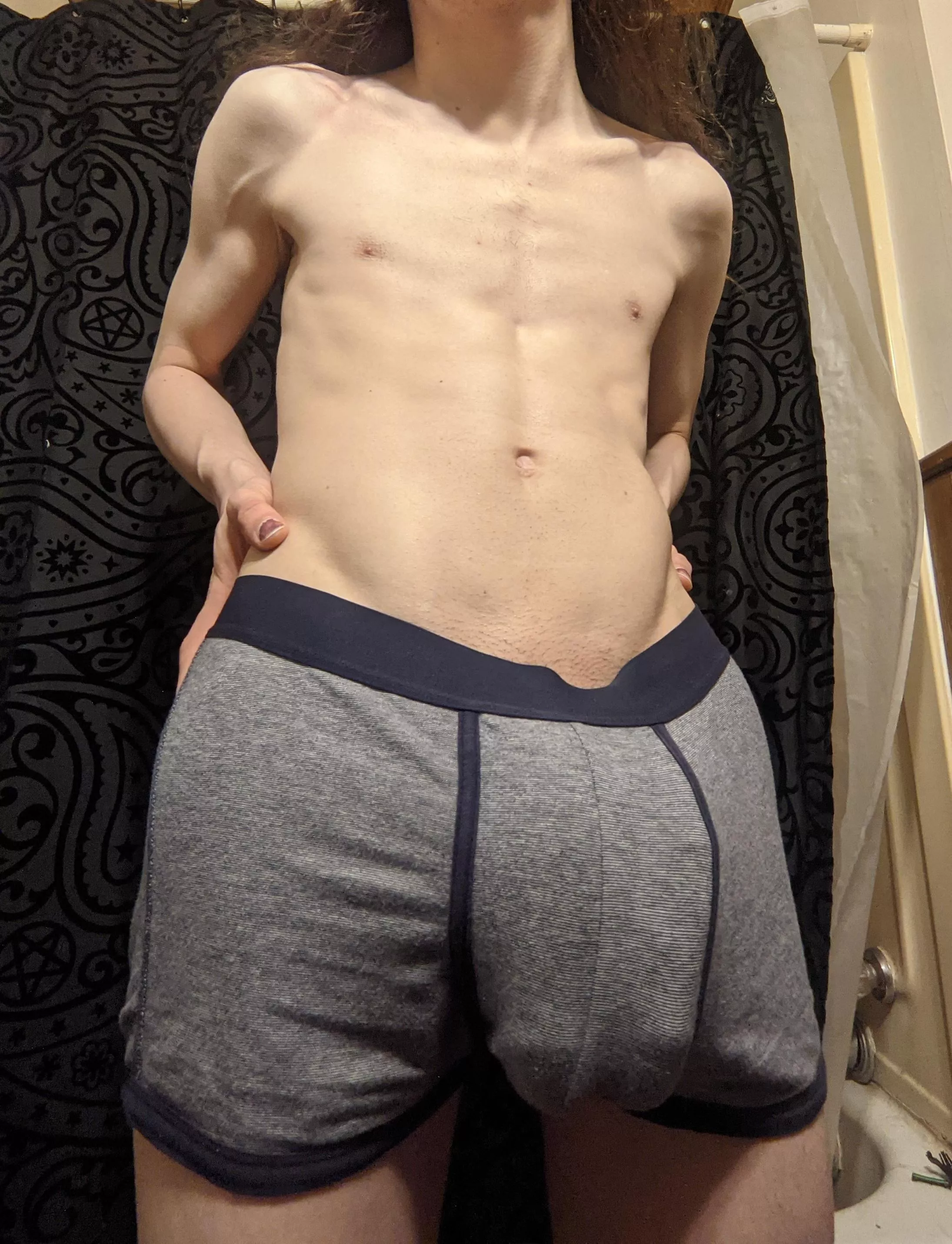 Copied my own dick, how you guys feel about double bulges? 😘 posted by RezzyBat