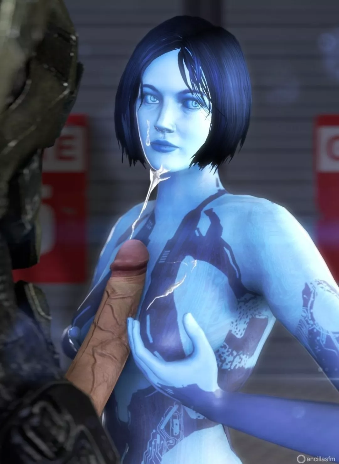 Cortana, bored and ignored (ancillaSFM) [Halo] posted by uptomischief27