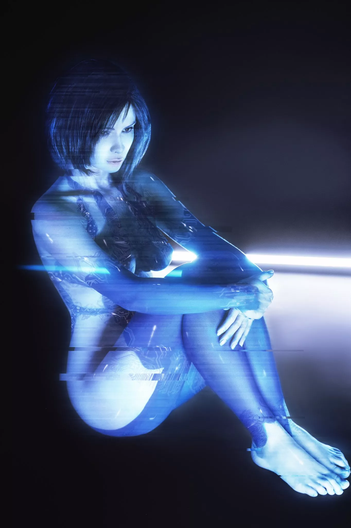 Cortana, cosplay by JannetIncosplay. posted by JannetIncosplay