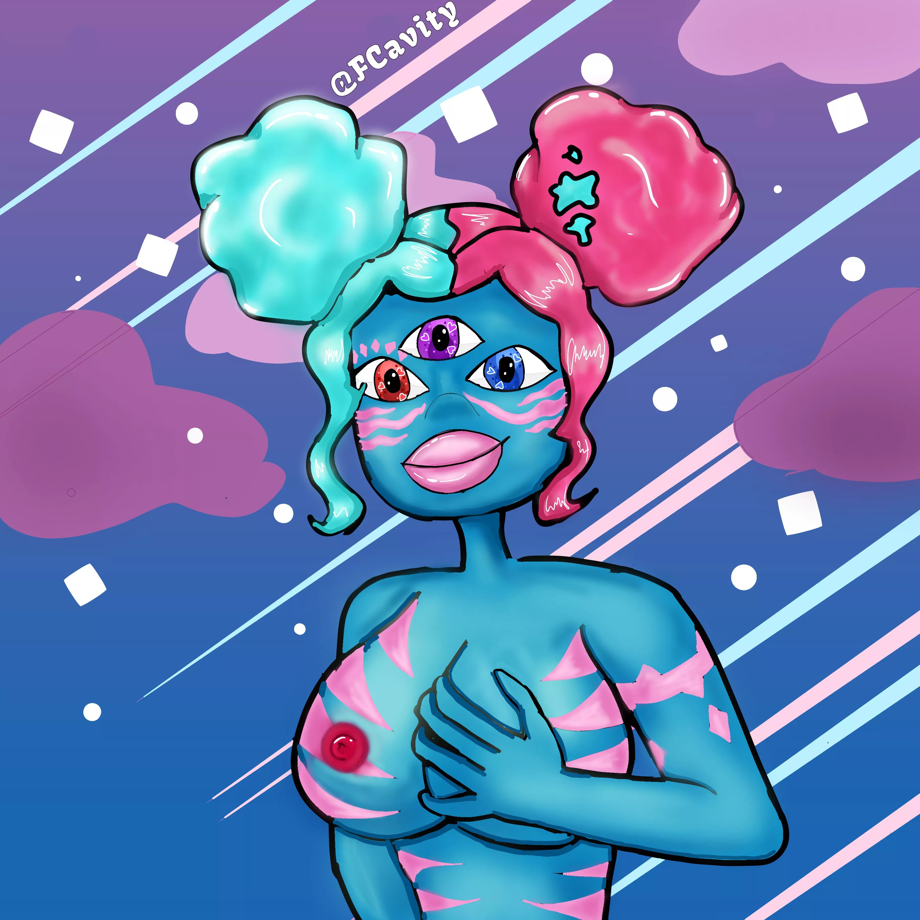 Cotton candy garnet posted by clover6669