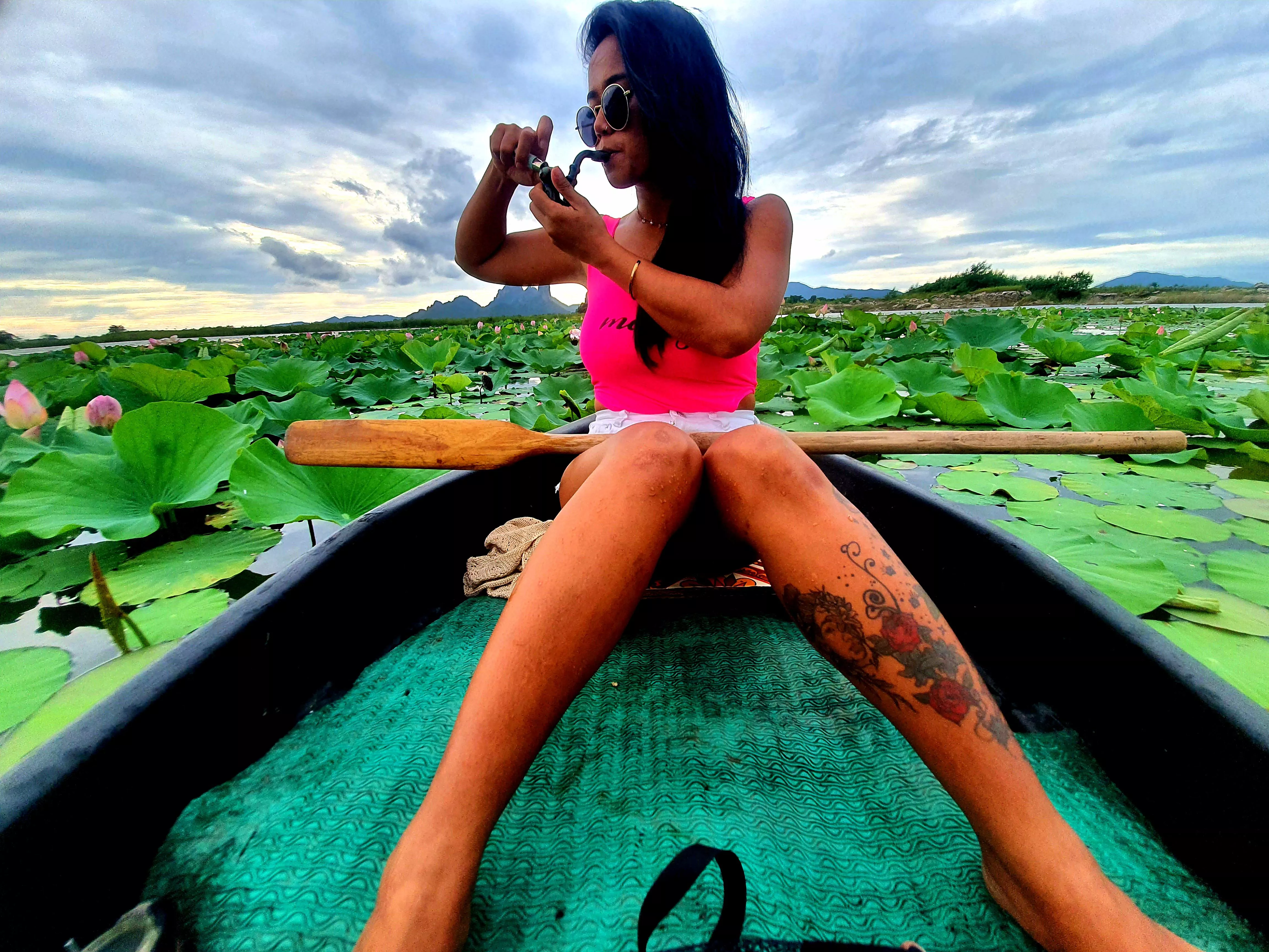 Could you think of a better place ,view, or person to go stoned with?😘 Thailand. Thai ganja. Thai girl. posted by chrisgates2020