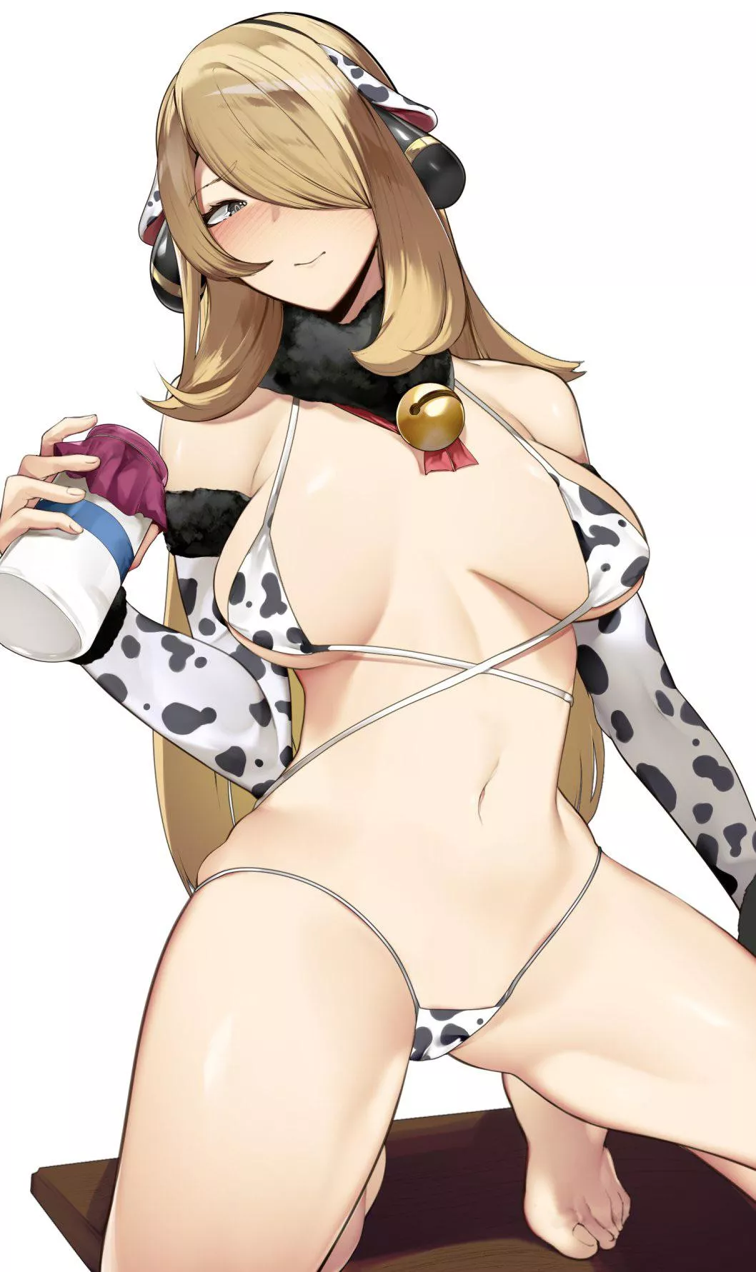 Cow Cynthia posted by Natsu_1000