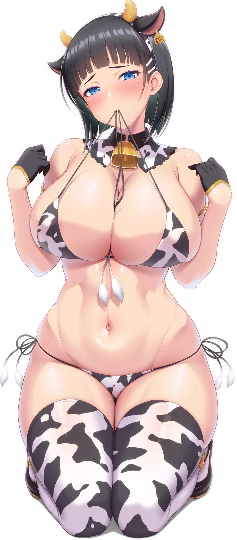 Cow girl ready to be milked posted by kometpog