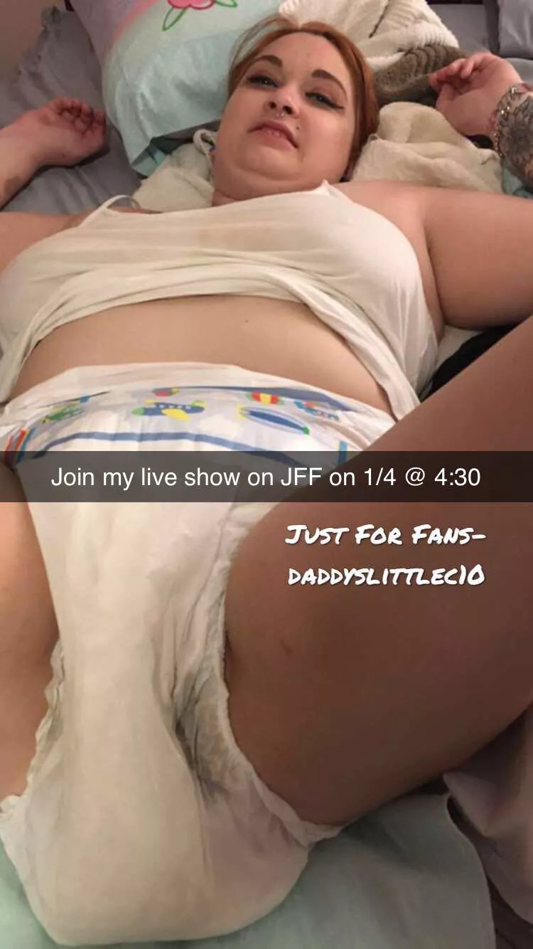 Cum join my diaper shenanigans 4:30 EST posted by Daddyslittlepissbaby