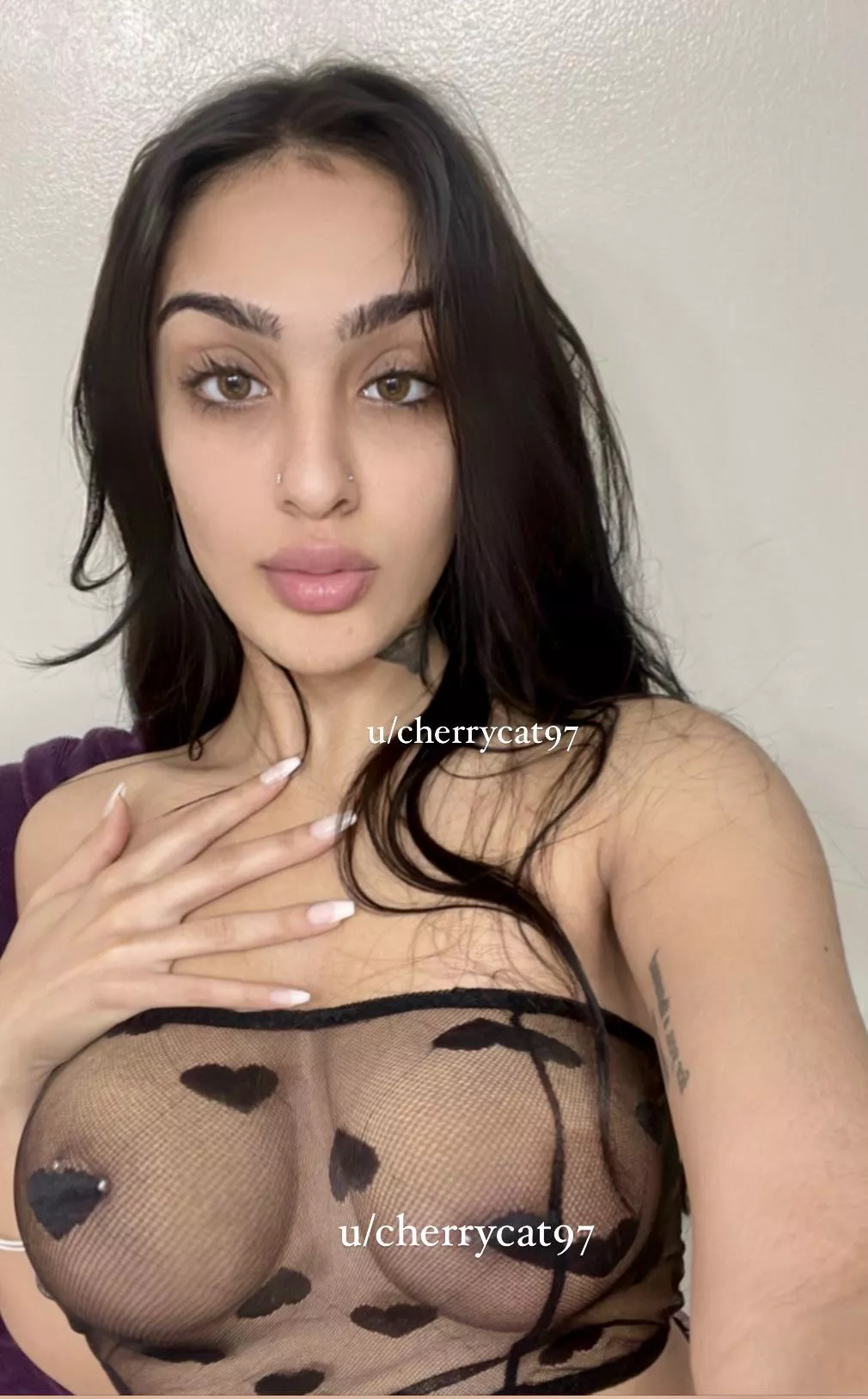 Cum on my face or tits ? posted by cherrycat97